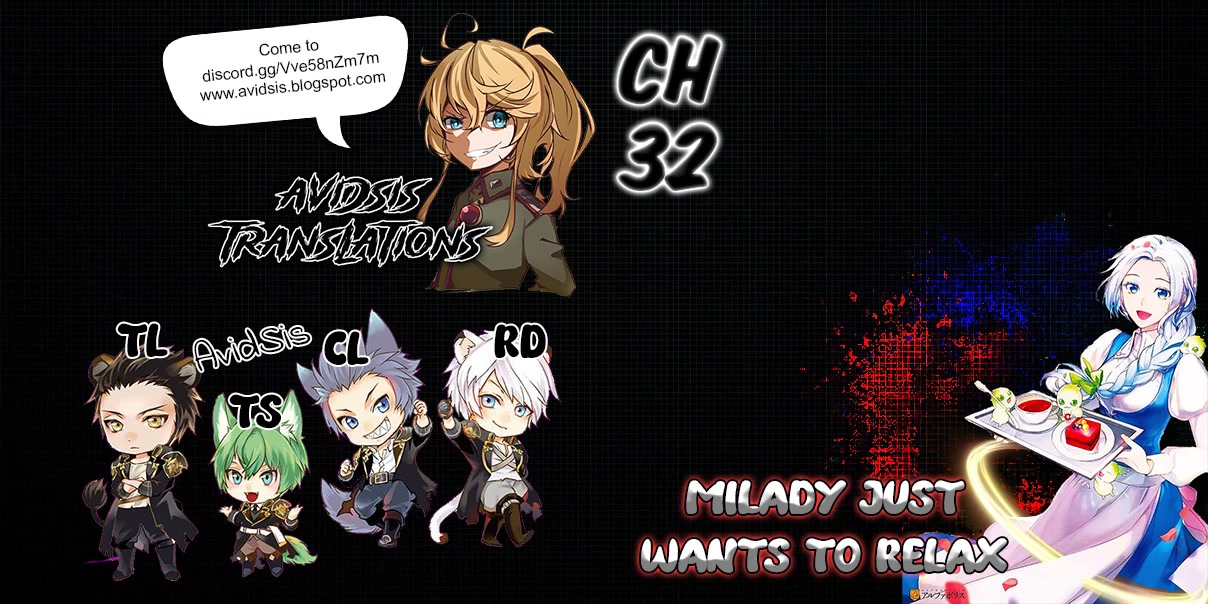 Milady Just Wants to Relax Chapter 32 page 1 - Chapter 32