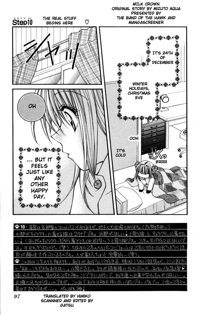 Milk Crown Chapter 10 page 1 - Chapter 10 : Step 10 - The Real Stuff Begins Here ♡