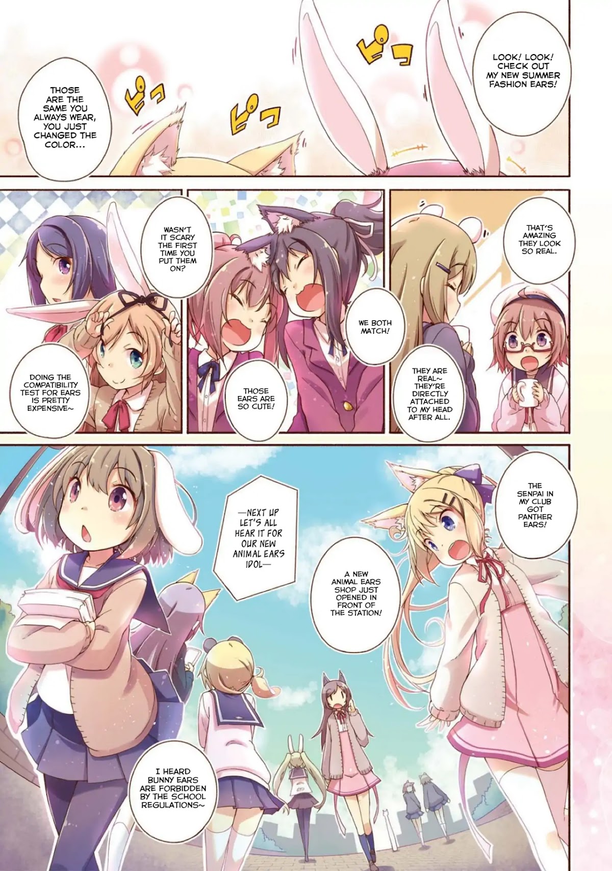 Mimi Mix! Chapter 1 page 3 - Chapter 1: Time to start wearing animal ears!