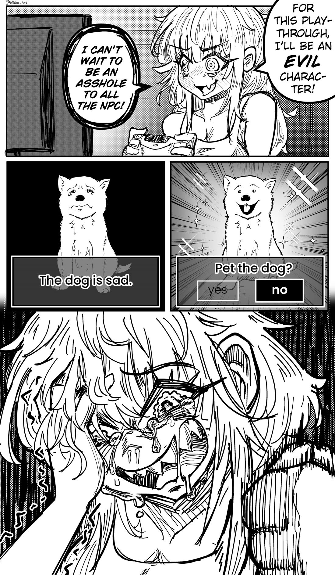 Mimi Chapter 109 page 1 - Chapter 109: Evil Playthrough.