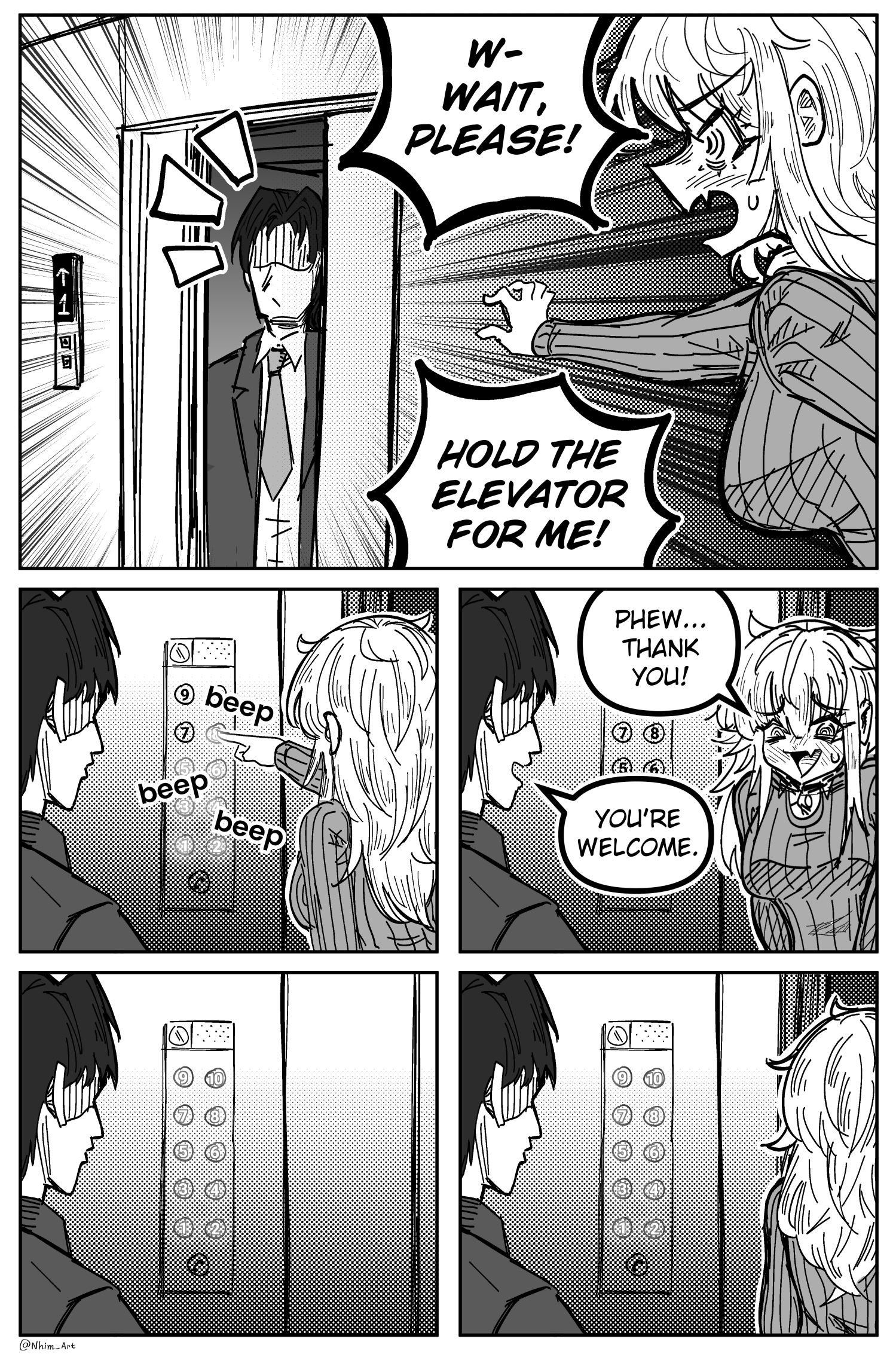 Mimi Chapter 112 page 1 - Chapter 112: Elevator.