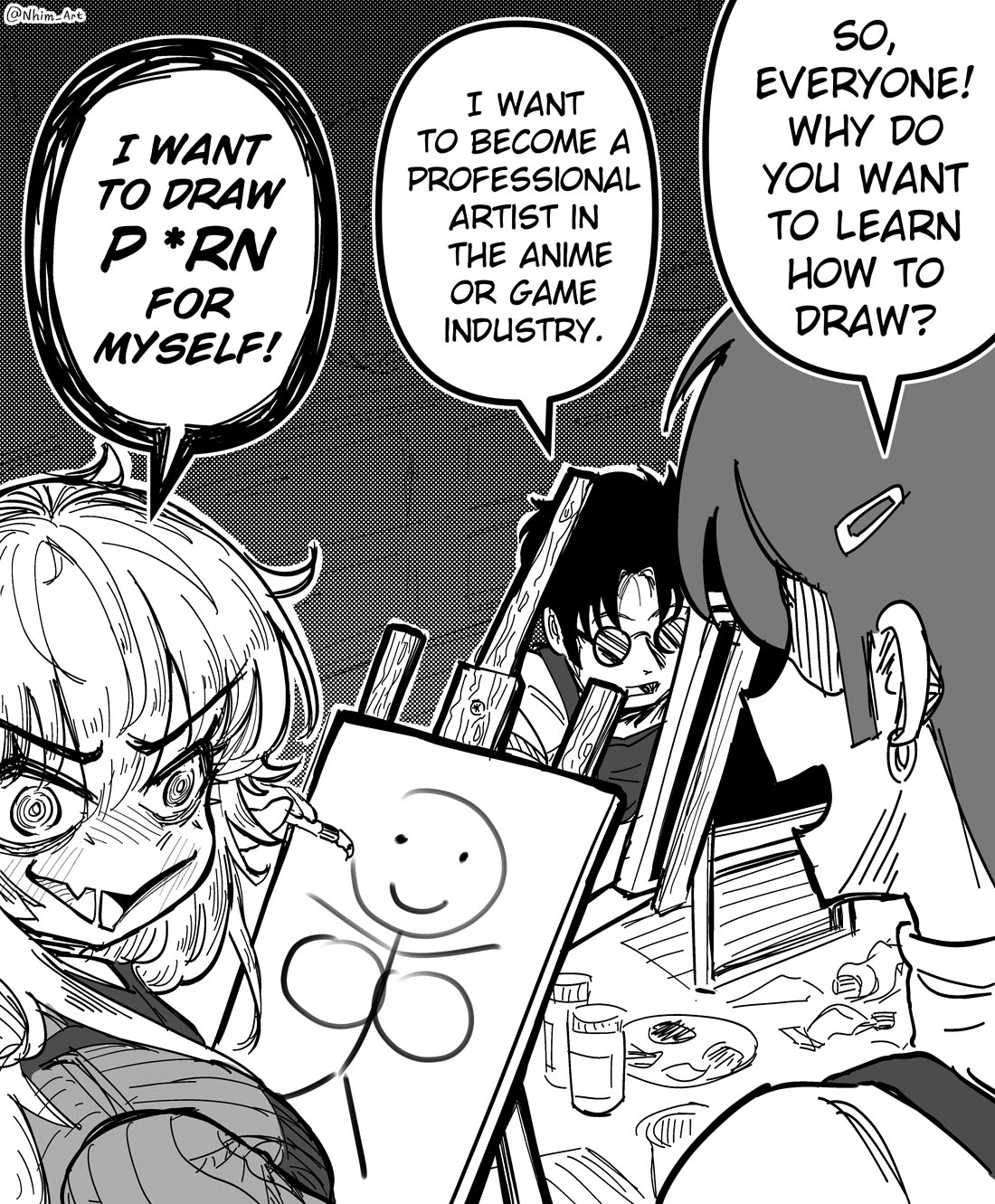 Mimi Chapter 113 page 1 - Chapter 113: Art Class.
