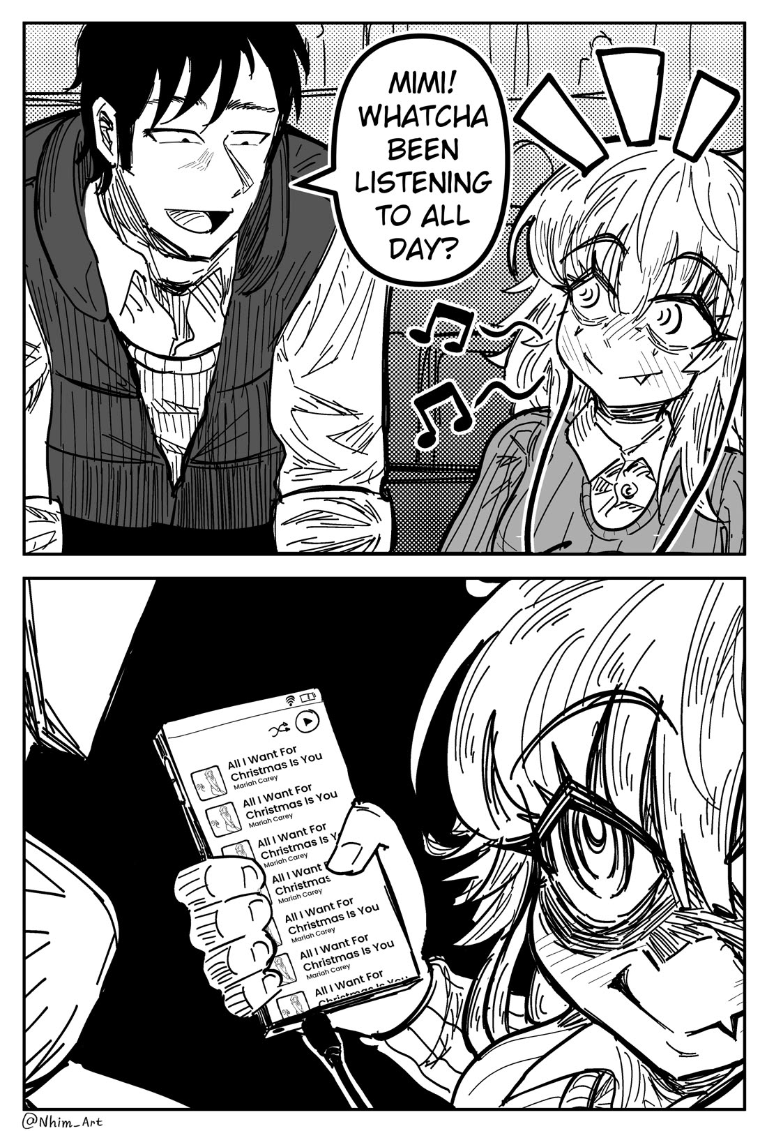 Mimi Chapter 114 page 1 - Chapter 114: Sharing Music.