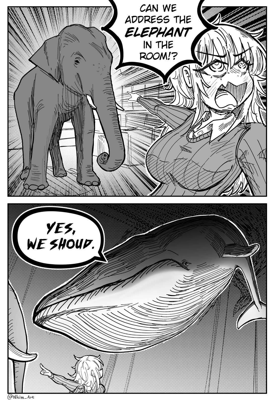 Mimi Chapter 137 page 1 - Chapter 137: Elephant In The Room.