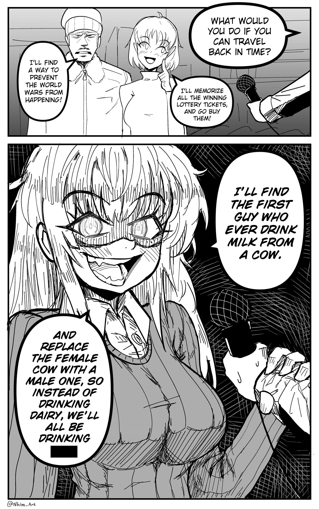 Mimi Chapter 14 page 1 - Chapter 14: Time Travel Question.