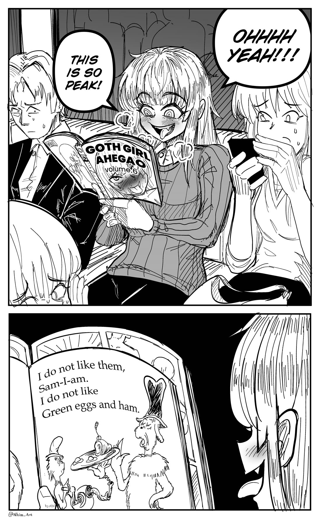Mimi Chapter 18 page 1 - Chapter 18: Reading On The Train.