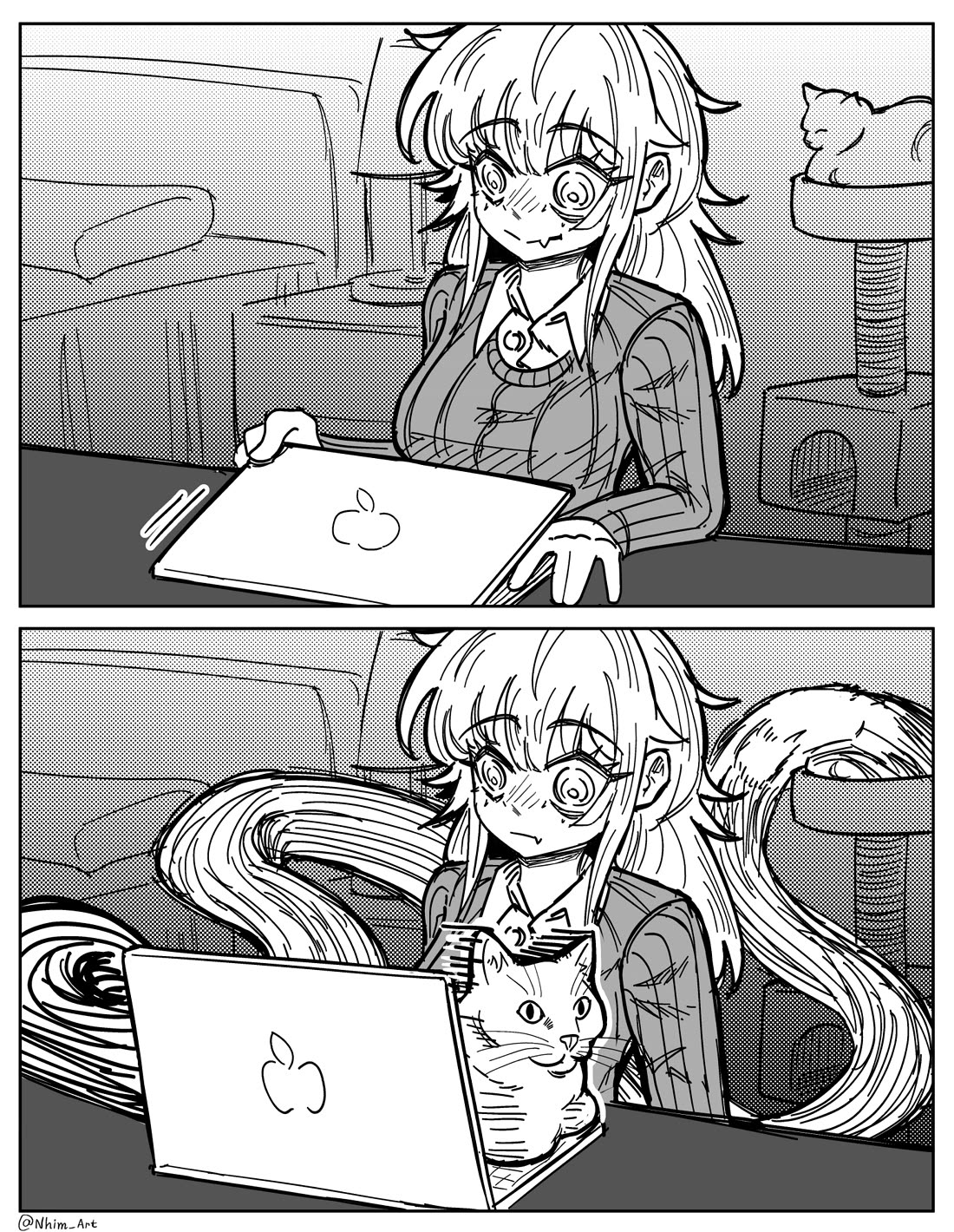 Mimi Chapter 218 page 1 - Chapter 218: Cat and Laptop.
