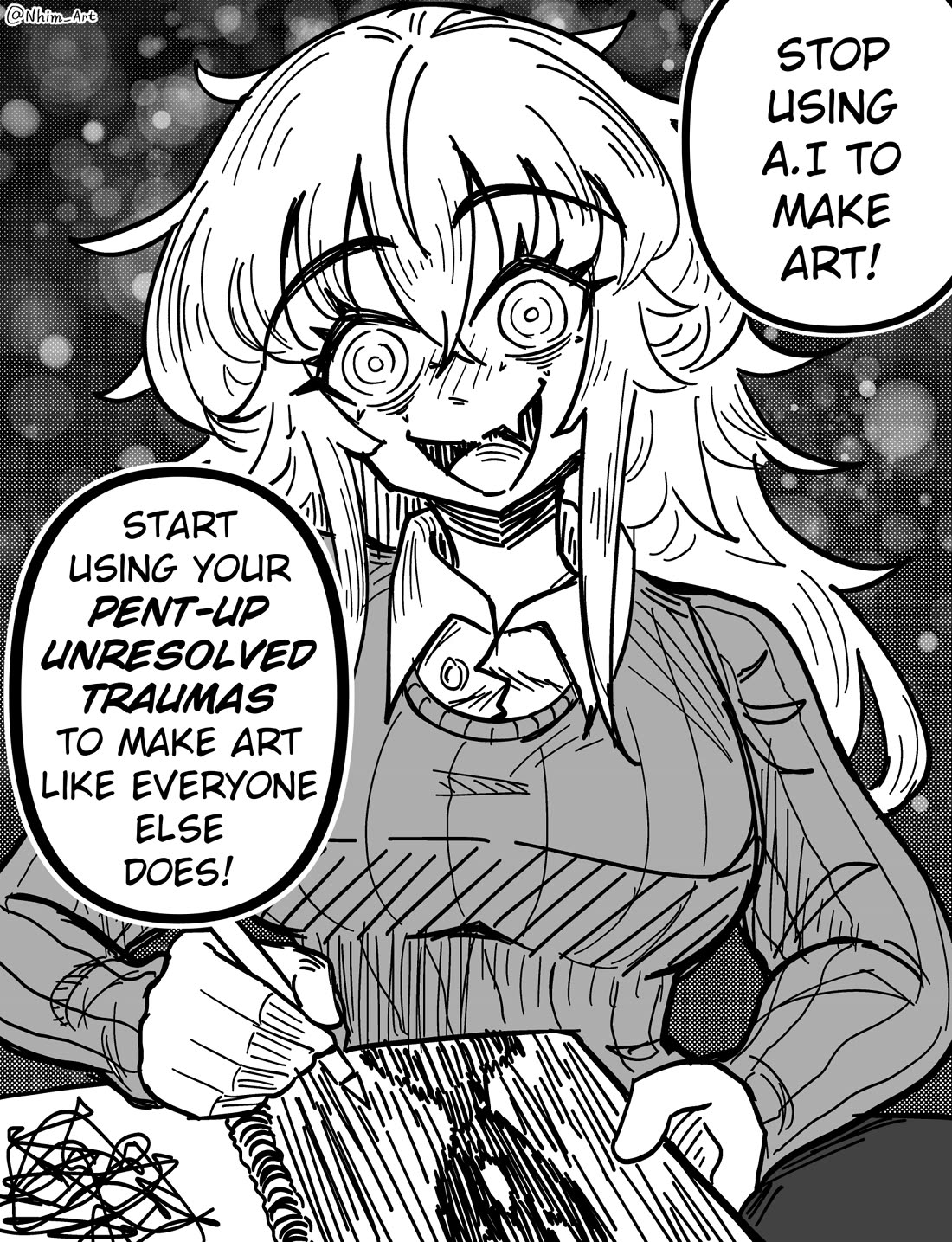 Mimi Chapter 233 page 1 - Chapter 233: A.I Art.