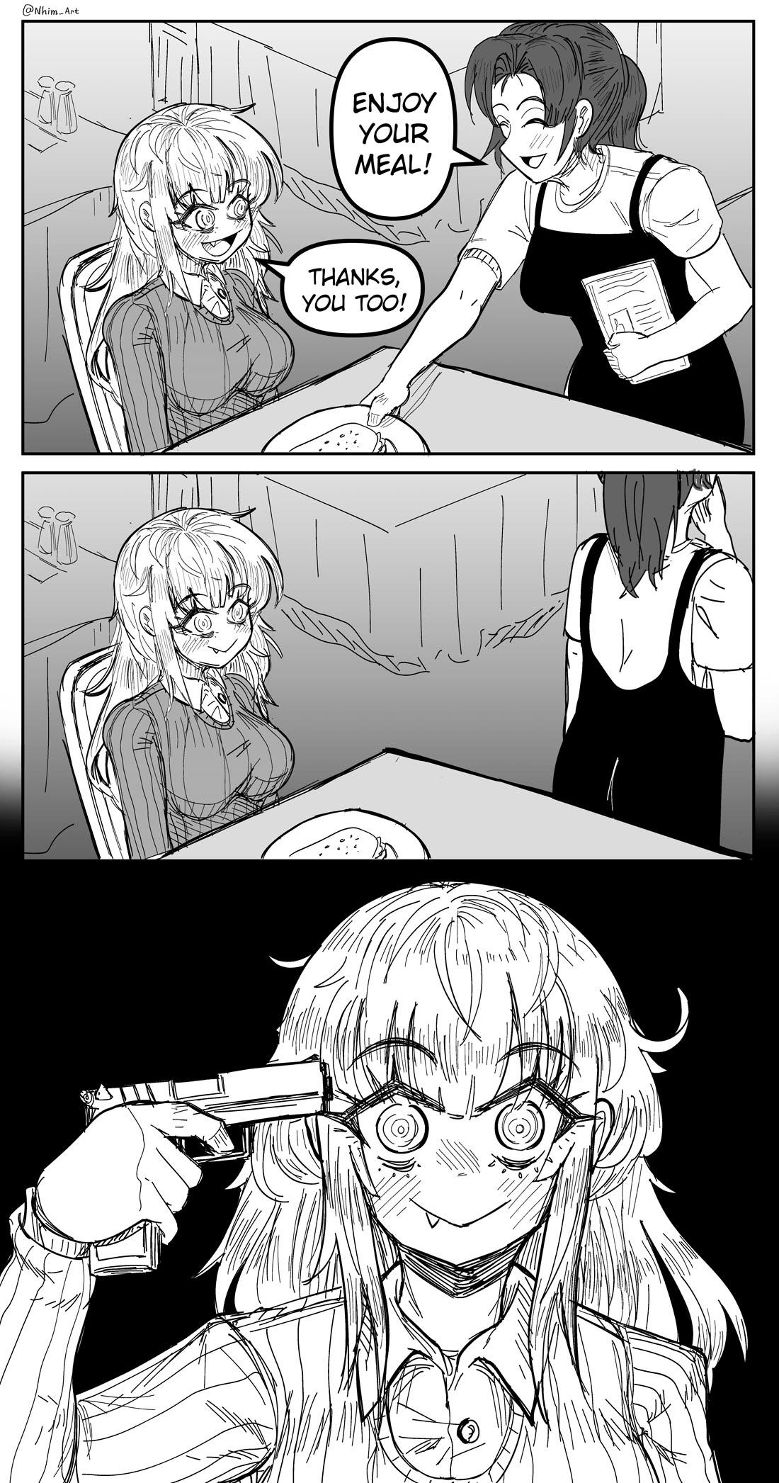 Mimi Chapter 33 page 1 - Chapter 33: Restaurant Meal.