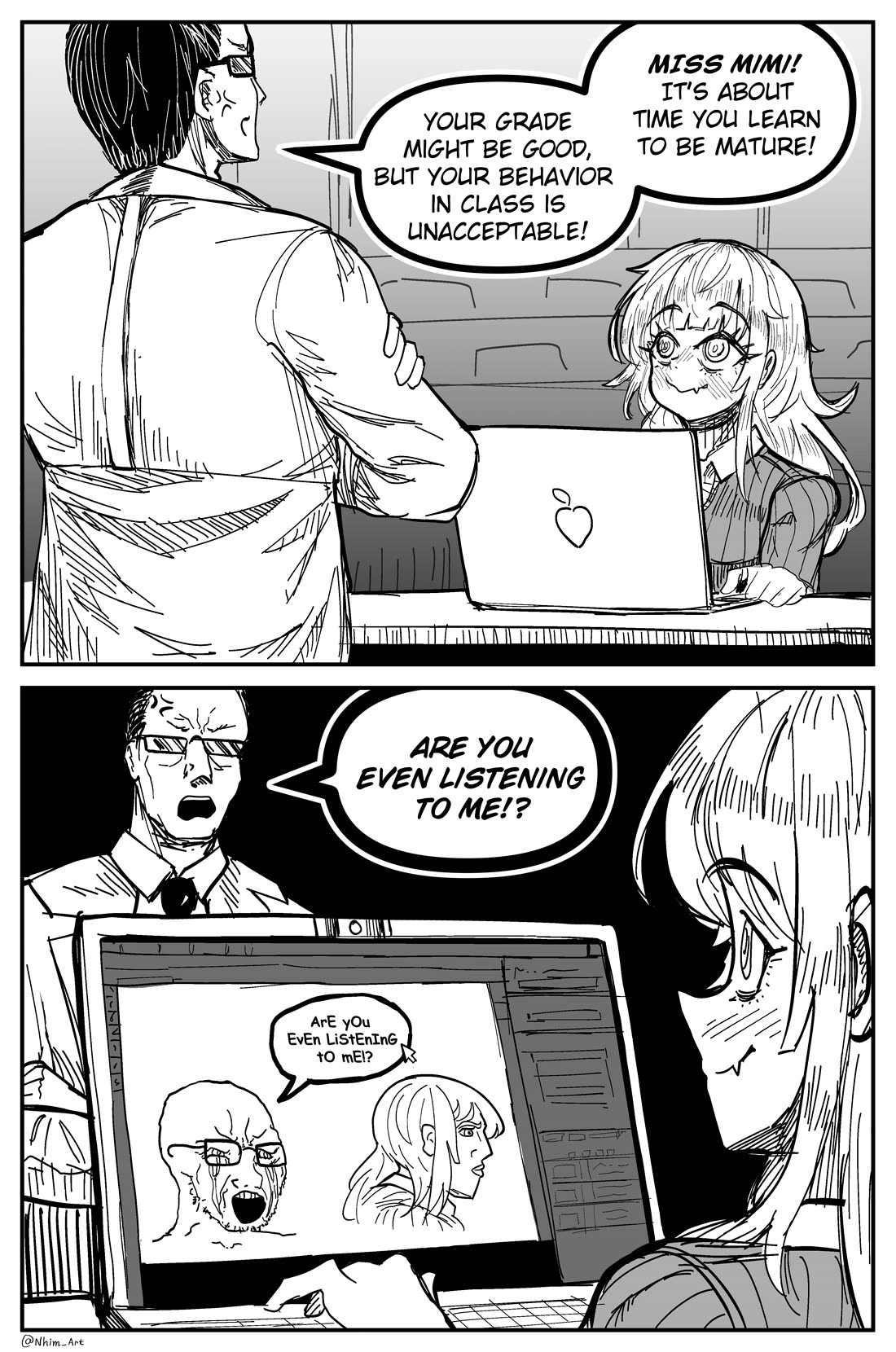 Mimi Chapter 38 page 1 - Chapter 38: Class Behavior.