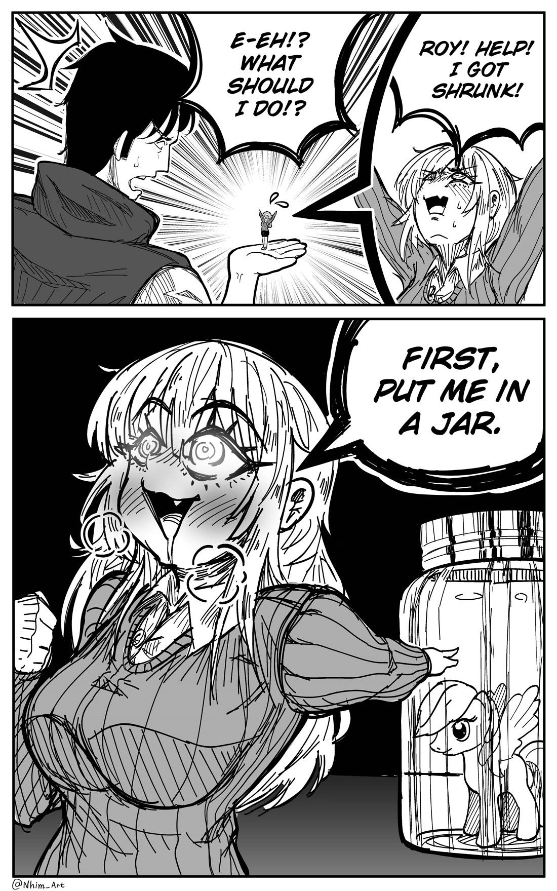 Mimi Chapter 42 page 1 - Chapter 42: Shrunk.