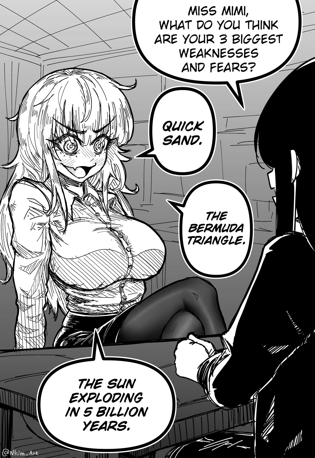 Mimi Chapter 54 page 1 - Chapter 54: Interview.