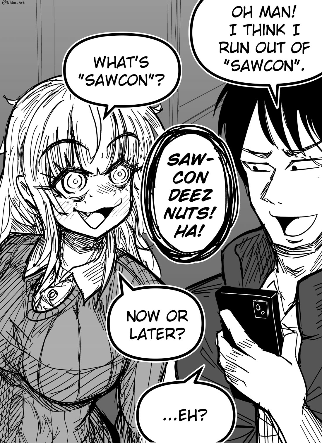 Mimi Chapter 63 page 1 - Chapter 63: Sawcon.