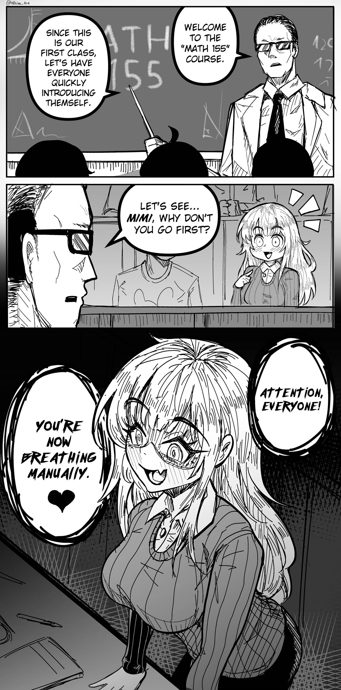 Mimi Chapter 7 page 1 - Chapter 7: First Day of Class.