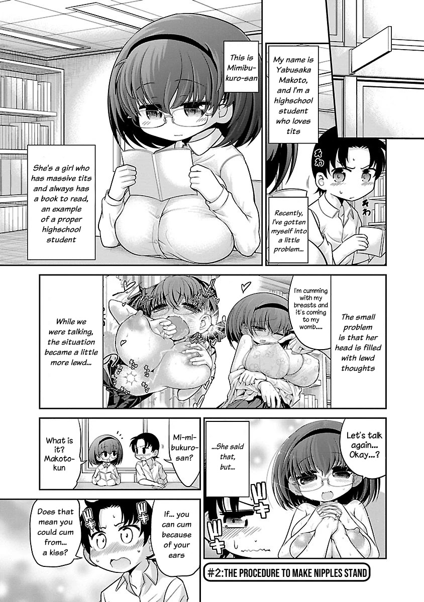 Mimibukuro-san no Chiebukuro Chapter 2 page 1 - Chapter 2: The Procedure To Make Nipples Stand