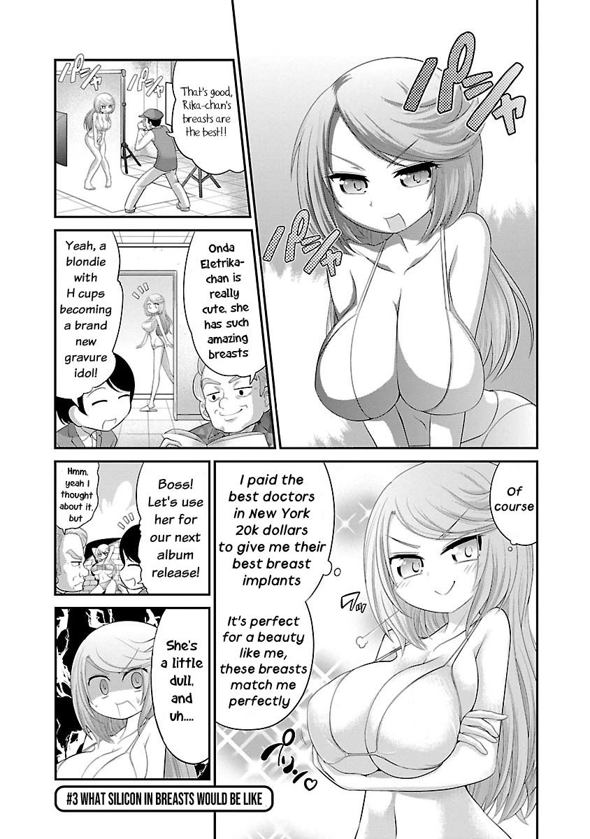 Mimibukuro-san no Chiebukuro Chapter 3 page 1 - Chapter 3: What Silicon In Breasts Would Be Like