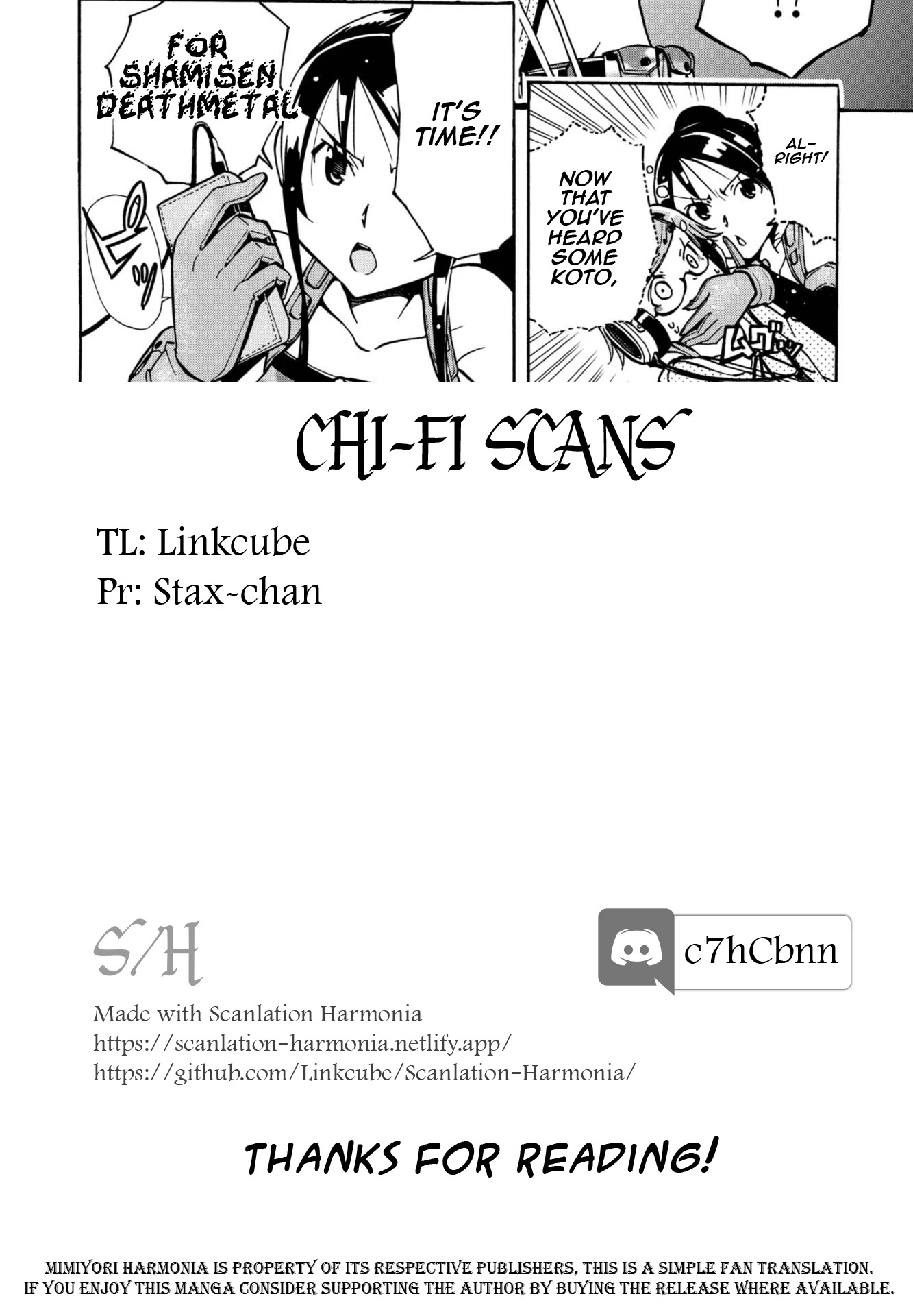 Mimiyori Harmonia Chapter 11 page 23 - Chapter 11: STAX .1