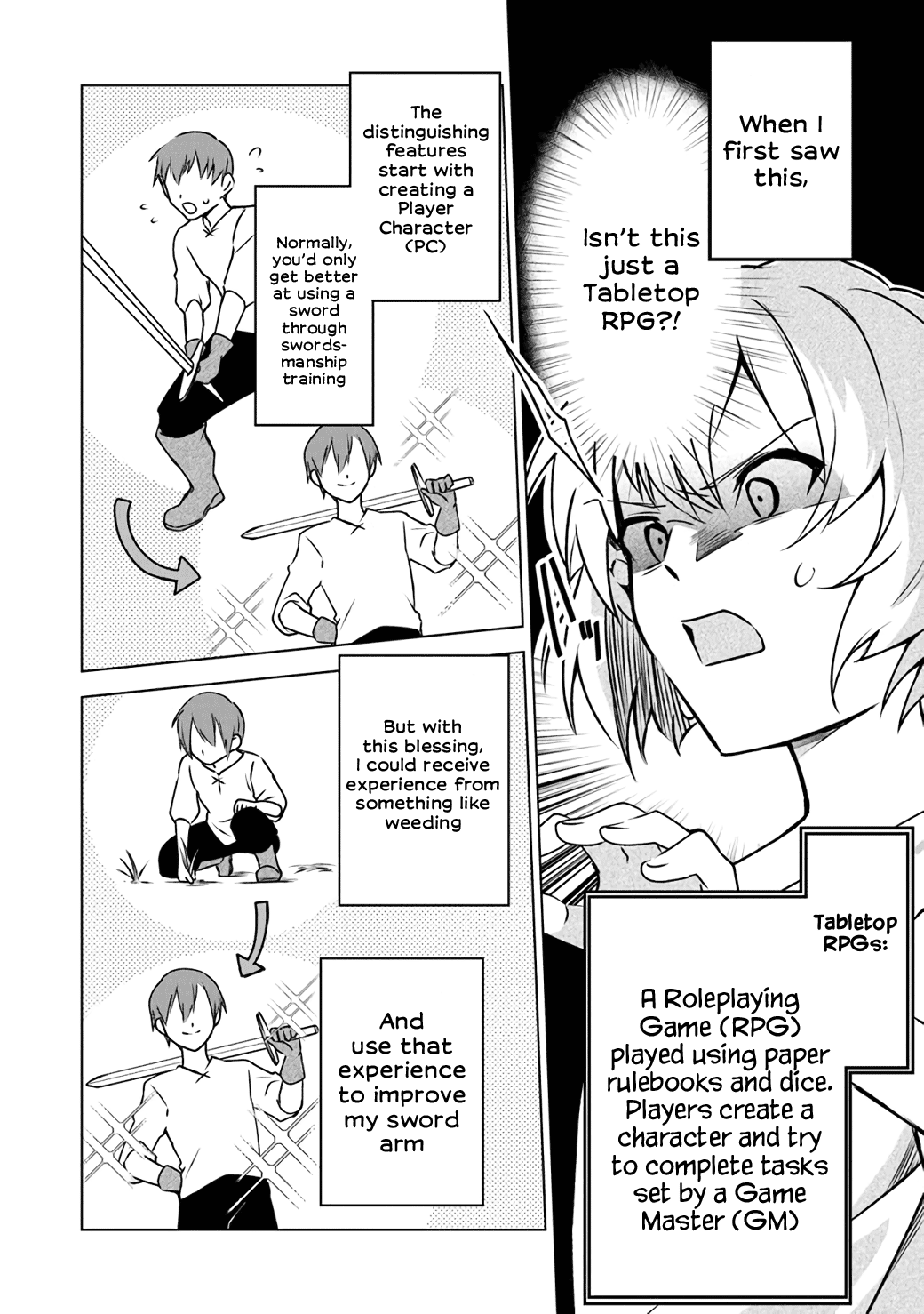 Min-Maxing My TRPG Build in Another World Chapter 1 page 22 - Chapter 1: Gospel