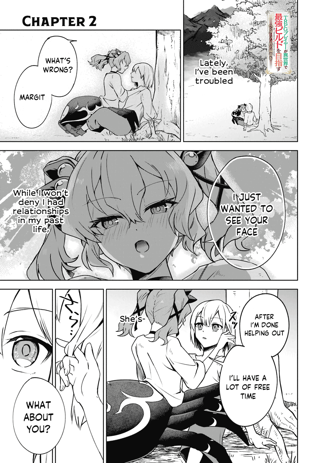 Min-Maxing My TRPG Build in Another World Chapter 2 page 1 - Chapter 2: Unchanging Feelings