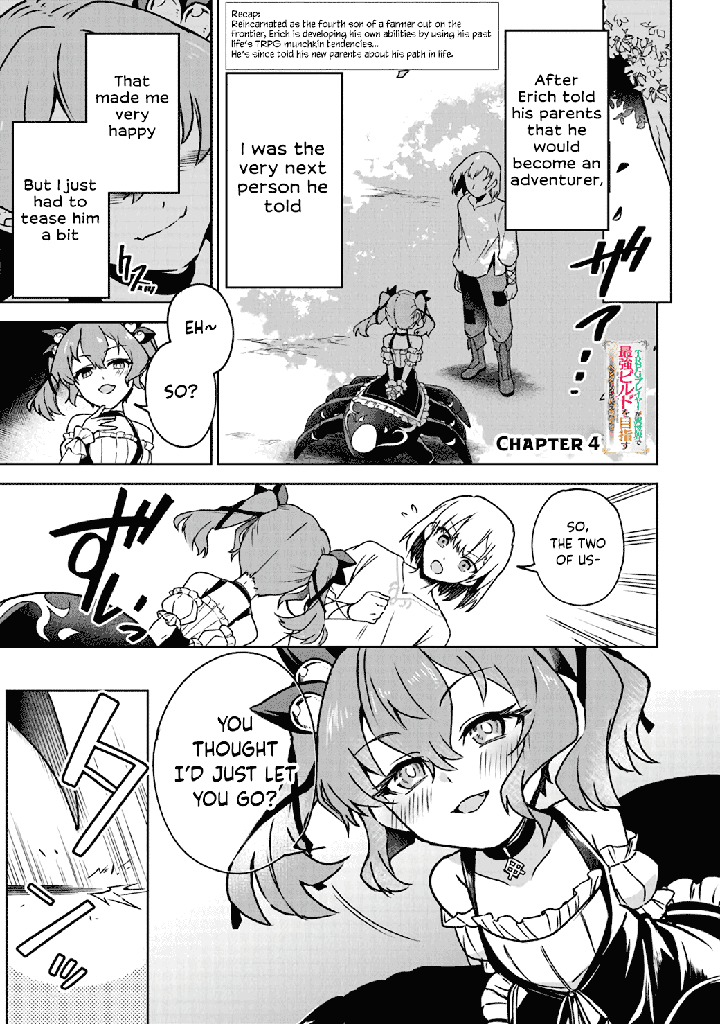 Min-Maxing My TRPG Build in Another World Chapter 4 page 1 - Chapter 4: Imminent Danger