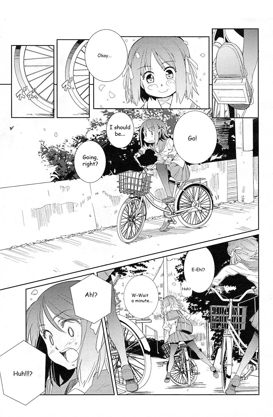 Minami Kamakura Koukou Joshi Jitenshabu Chapter 1.2 page 11 - Chapter 1 v2 : "My First Time Riding a Bike"