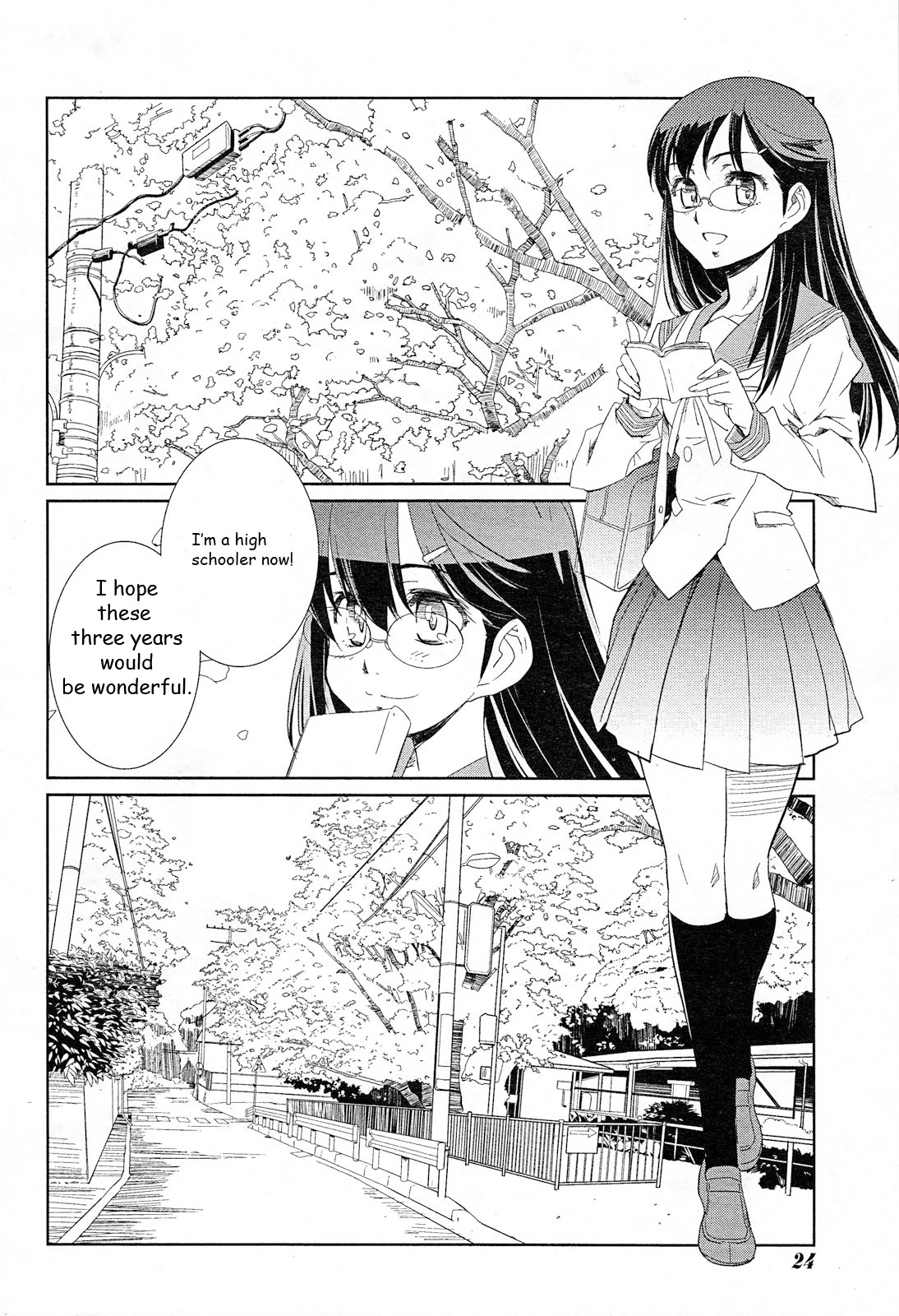 Minami Kamakura Koukou Joshi Jitenshabu Chapter 1.2 page 12 - Chapter 1 v2 : "My First Time Riding a Bike"