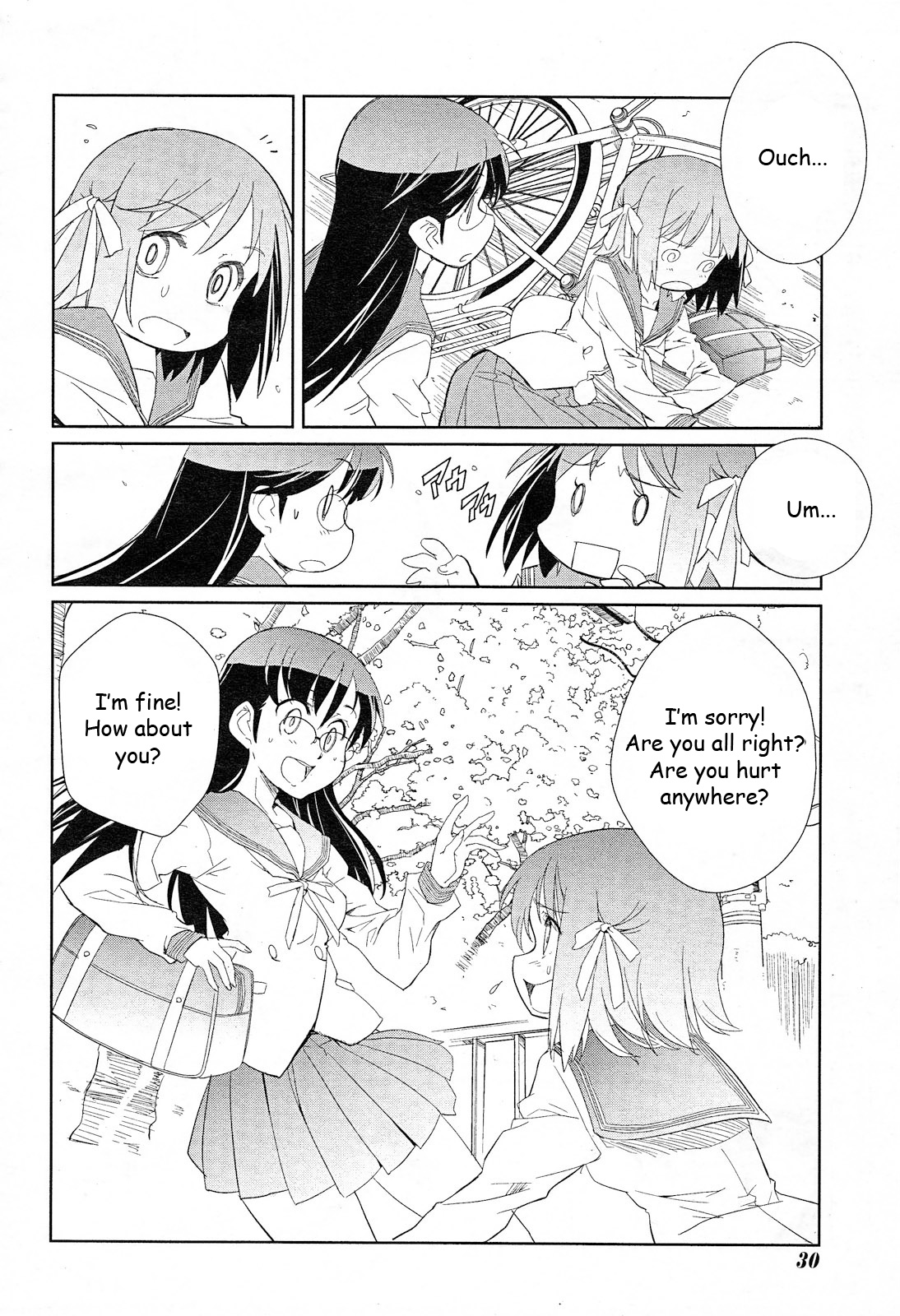 Minami Kamakura Koukou Joshi Jitenshabu Chapter 1.2 page 18 - Chapter 1 v2 : "My First Time Riding a Bike"