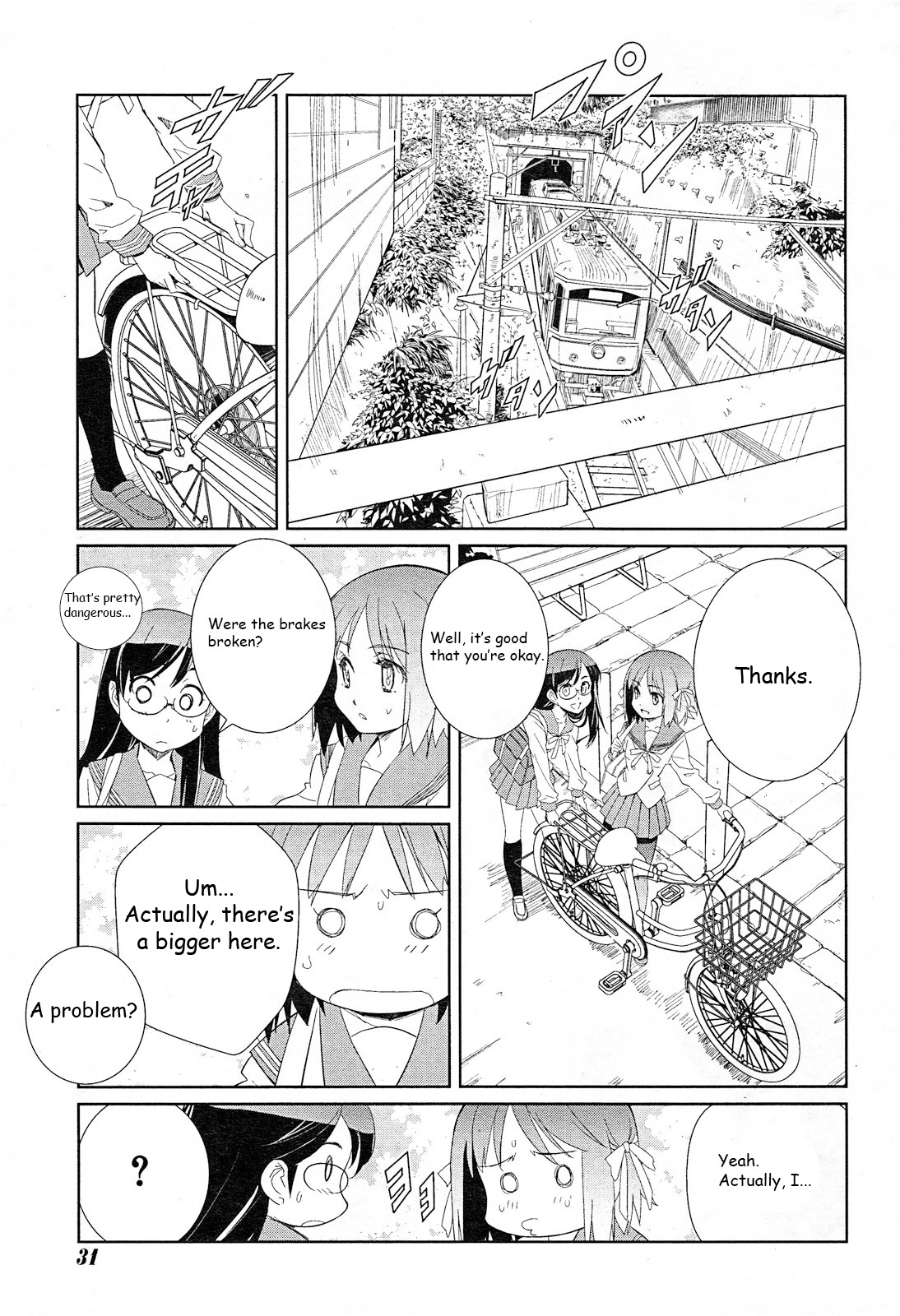 Minami Kamakura Koukou Joshi Jitenshabu Chapter 1.2 page 19 - Chapter 1 v2 : "My First Time Riding a Bike"