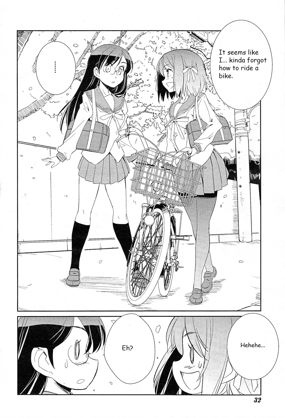 Minami Kamakura Koukou Joshi Jitenshabu Chapter 1.2 page 20 - Chapter 1 v2 : "My First Time Riding a Bike"