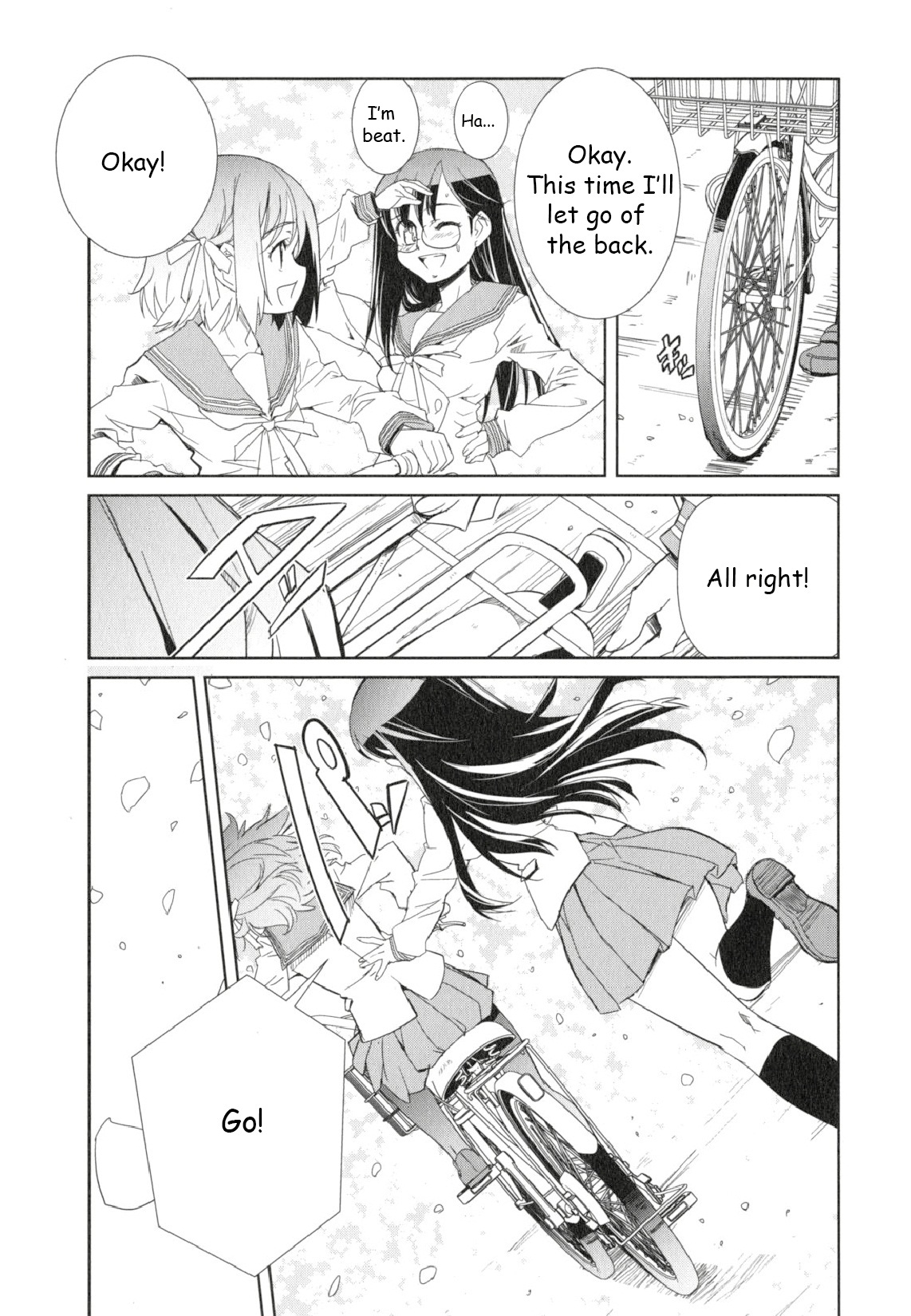 Minami Kamakura Koukou Joshi Jitenshabu Chapter 1.2 page 37 - Chapter 1 v2 : "My First Time Riding a Bike"