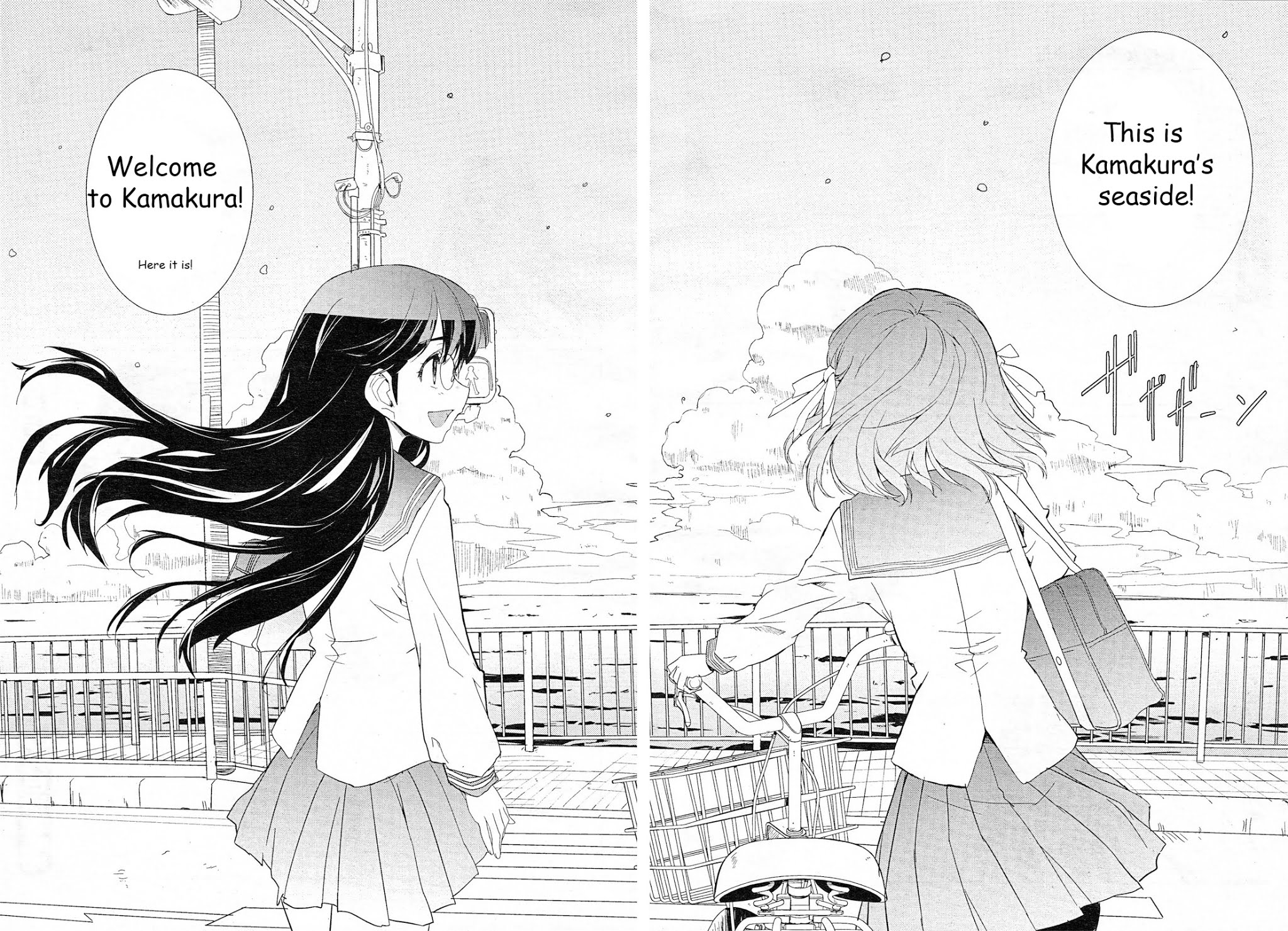 Minami Kamakura Koukou Joshi Jitenshabu Chapter 1.2 page 43 - Chapter 1 v2 : "My First Time Riding a Bike"