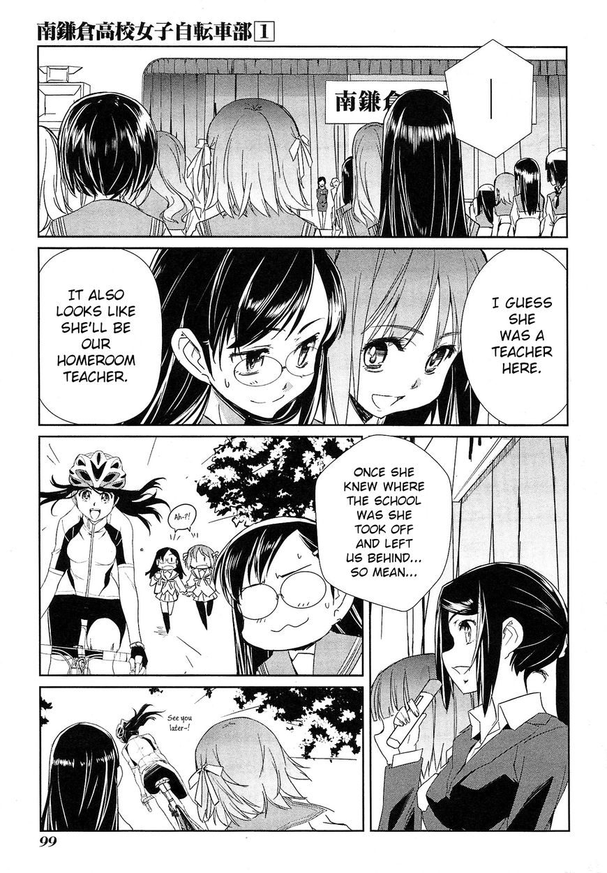 Minami Kamakura Koukou Joshi Jitenshabu Chapter 3 page 14 - Chapter 3