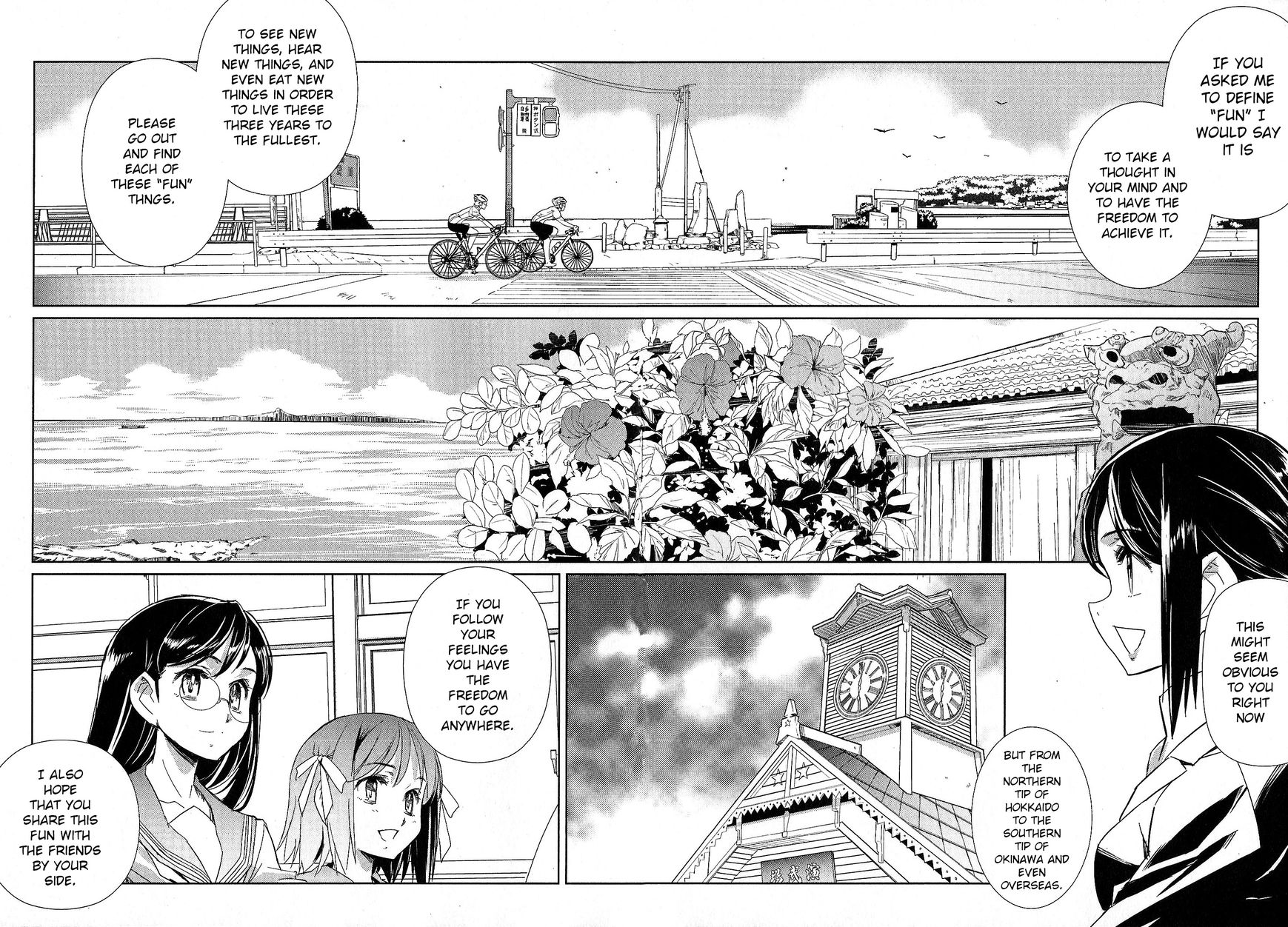 Minami Kamakura Koukou Joshi Jitenshabu Chapter 3 page 21 - Chapter 3