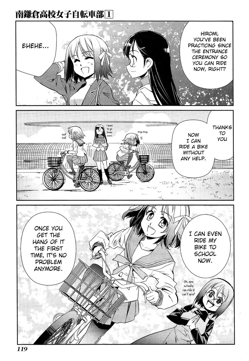 Minami Kamakura Koukou Joshi Jitenshabu Chapter 4 page 7 - Chapter 4