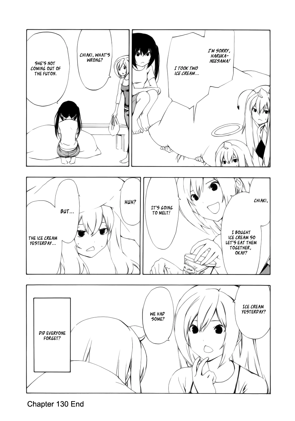 Minami-ke Chapter 130 page 8 - Chapter 130: I forgot