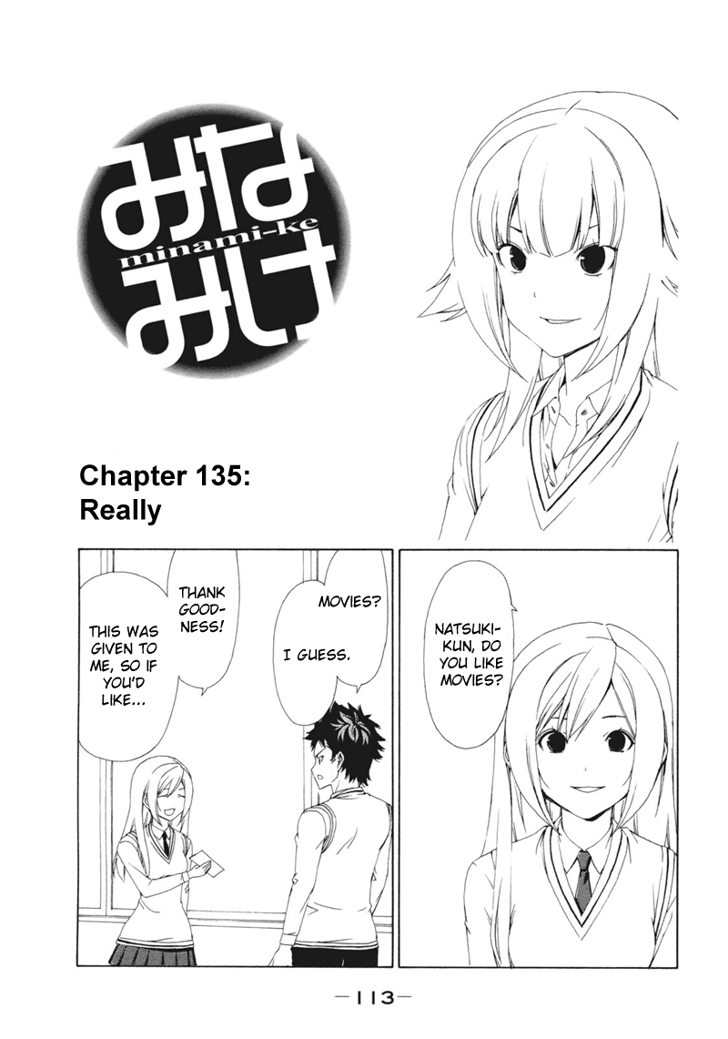 Minami-ke Chapter 135 page 3 - Chapter 135: Really