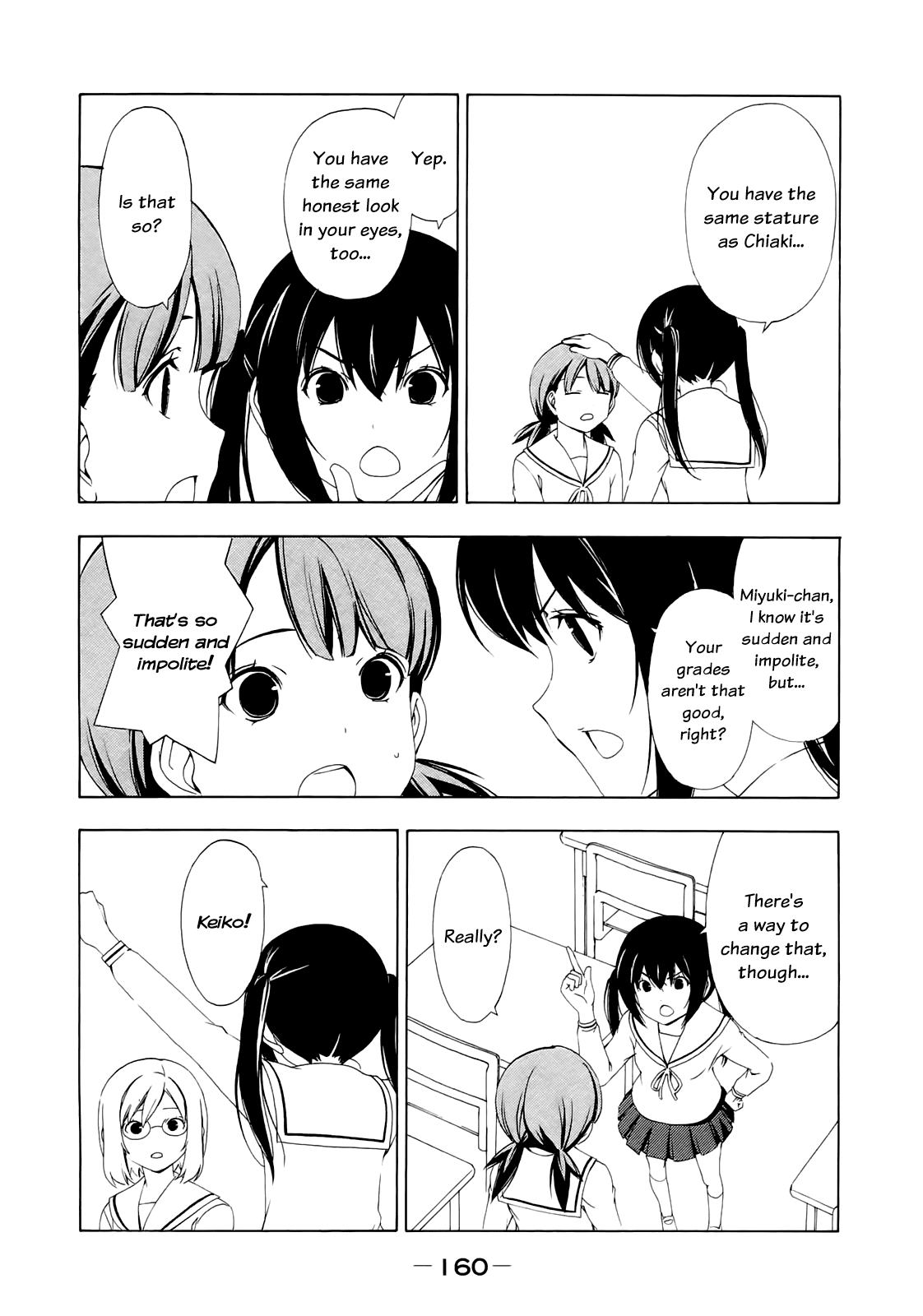 Minami-ke Chapter 140 page 4 - Chapter 140: "Teach Me"