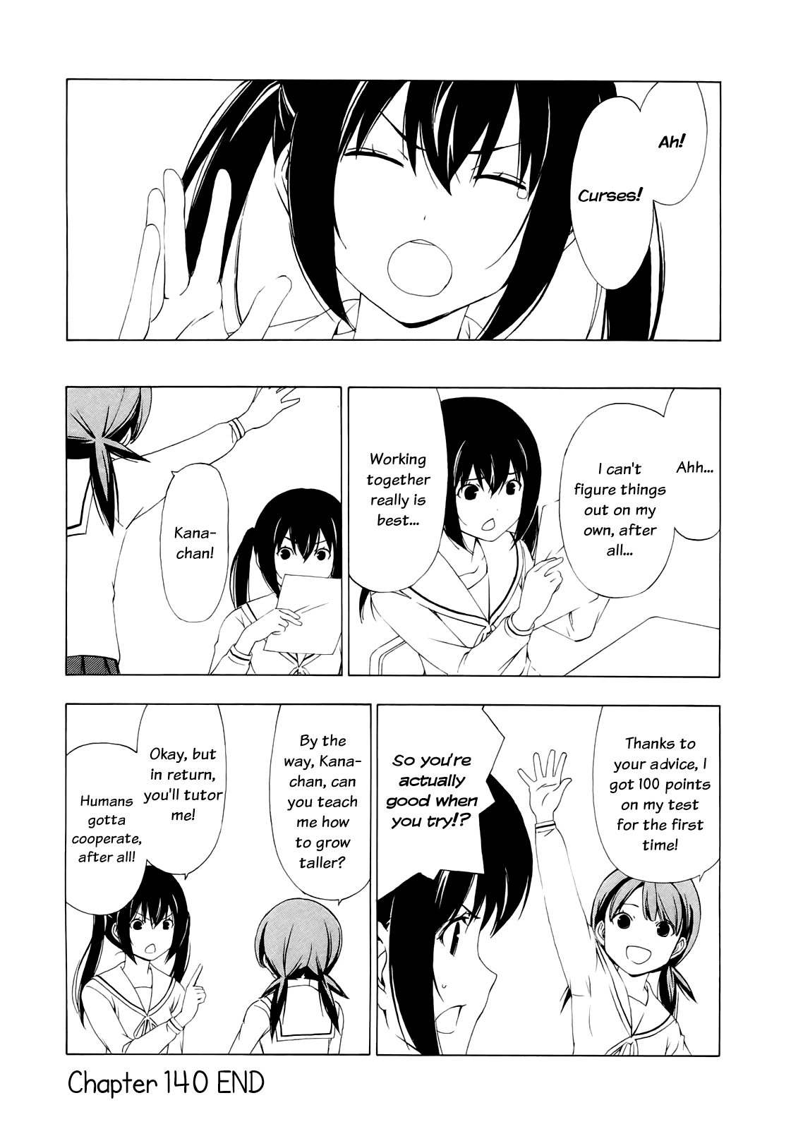Minami-ke Chapter 140 page 8 - Chapter 140: "Teach Me"