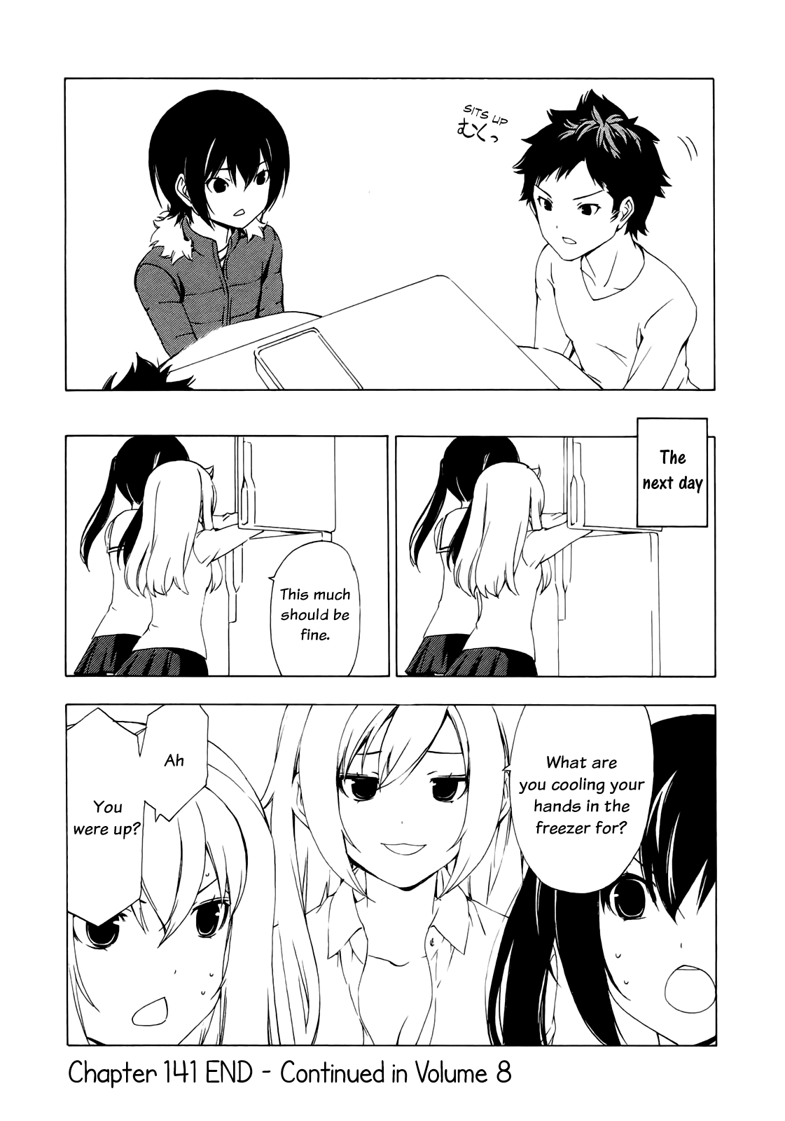 Minami-ke Chapter 141 page 8 - Chapter 141: "What to Do"