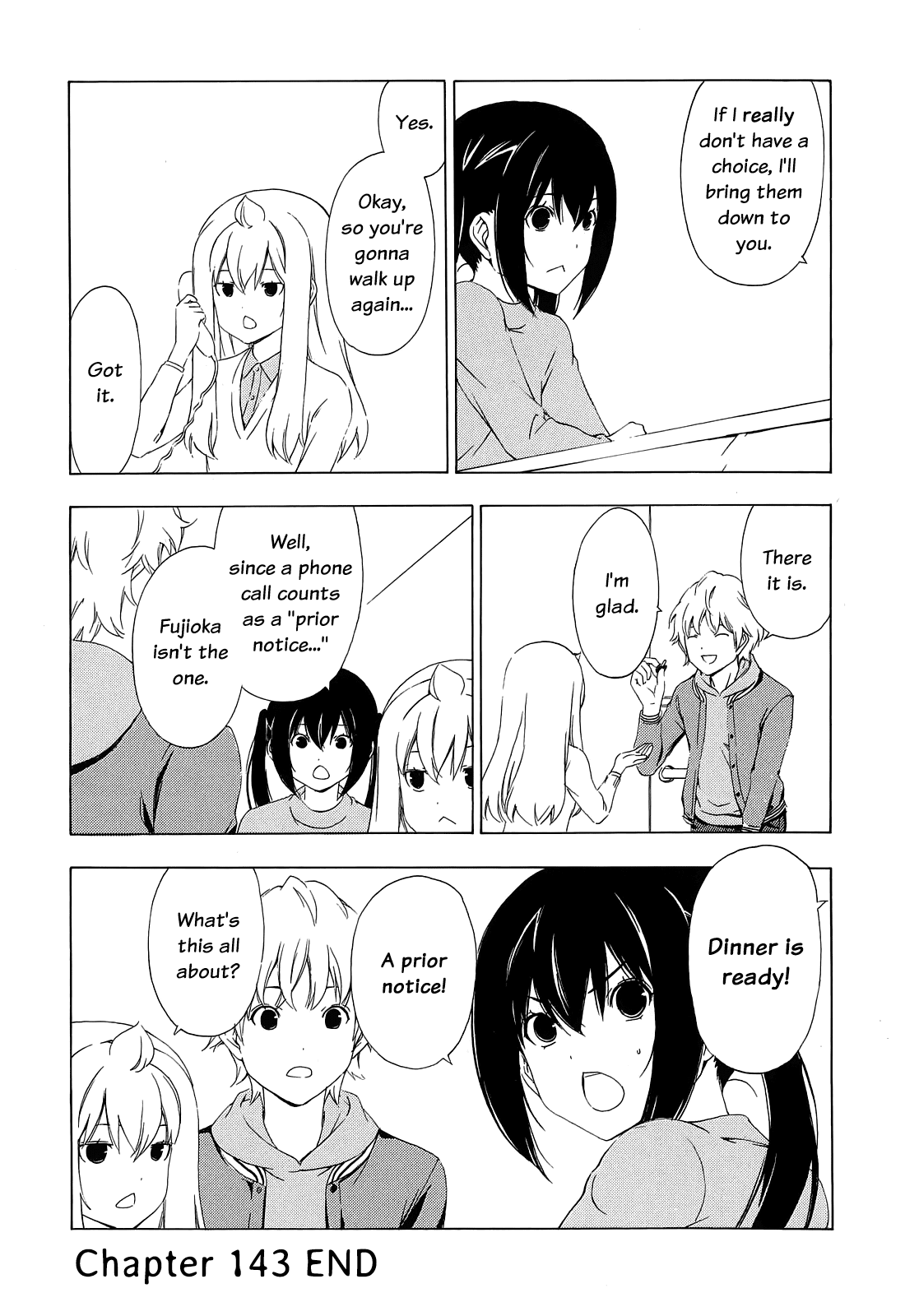 Minami-ke Chapter 143 page 8 - Chapter 143: "Visit"