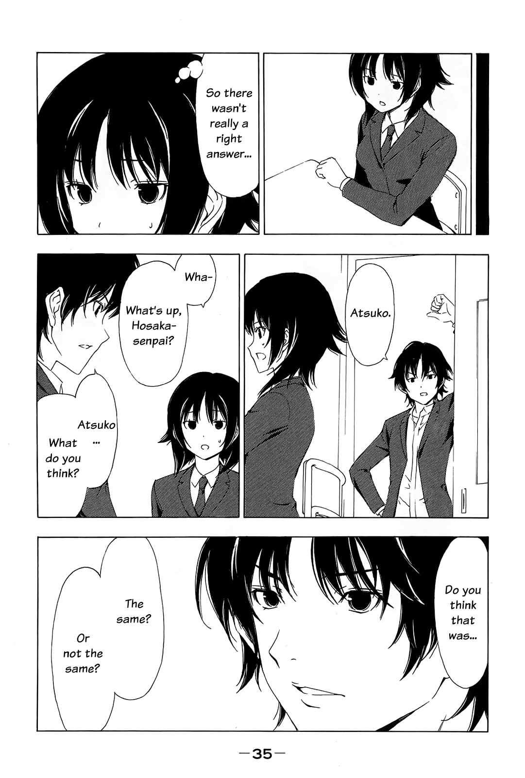 Minami-ke Chapter 145 page 5 - Chapter 145: "Think"