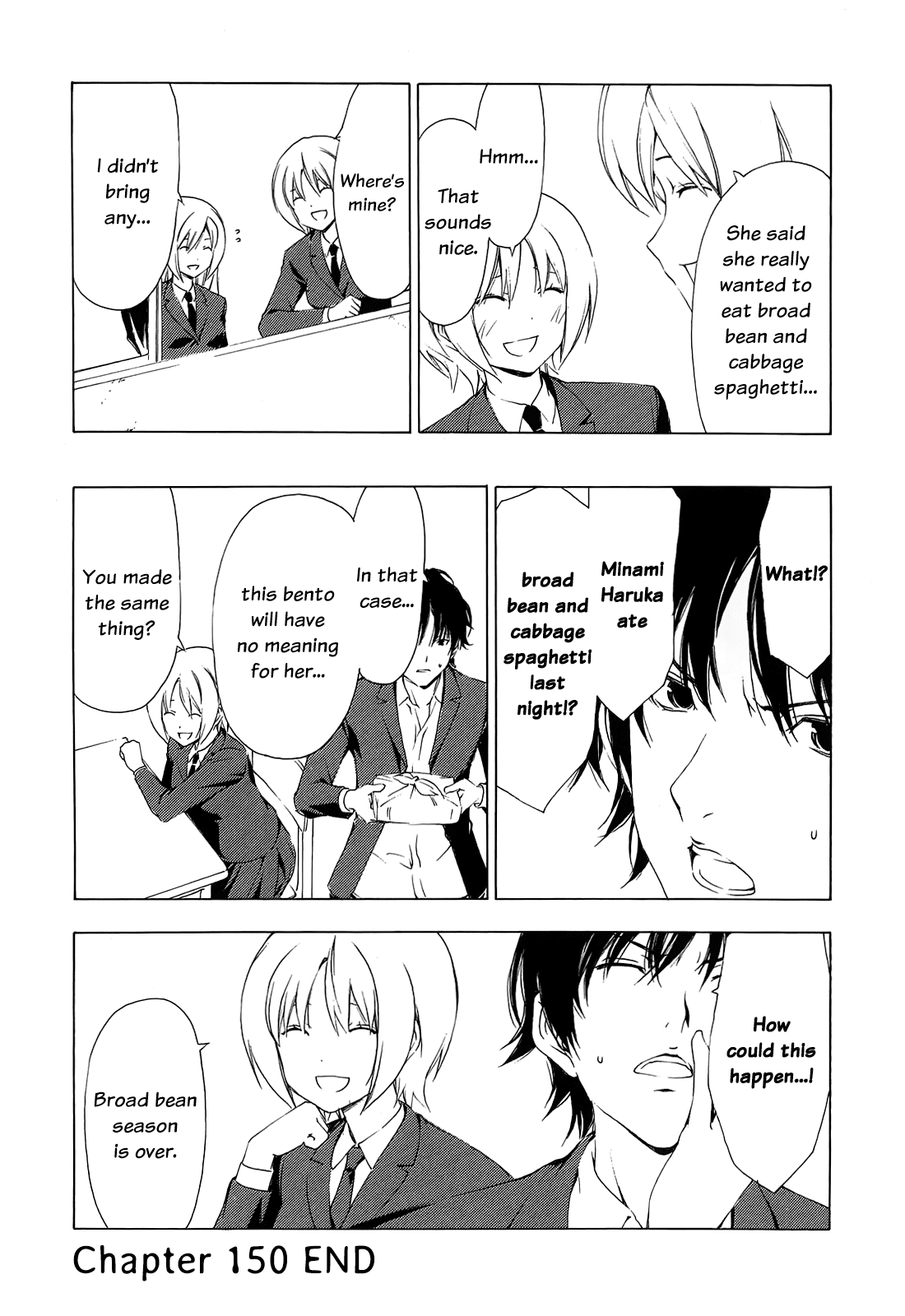 Minami-ke Chapter 150 page 8 - Chapter 150: "Seasonal Food"