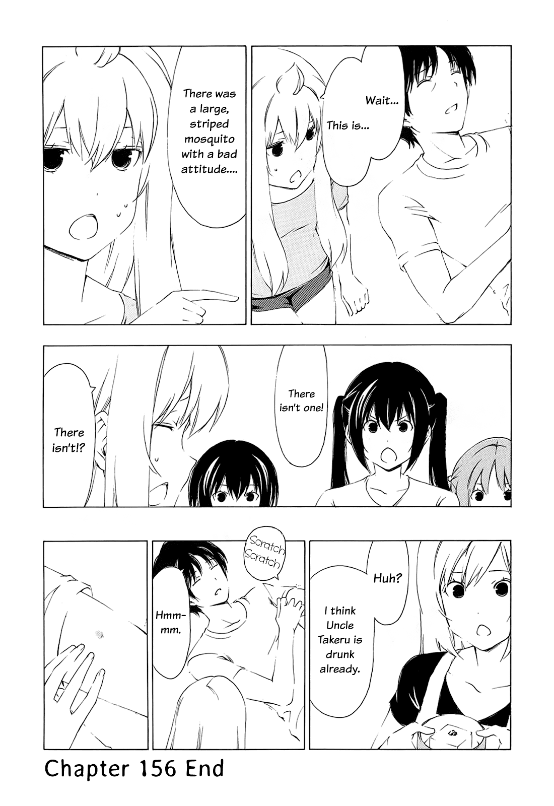 Minami-ke Chapter 156 page 8 - Chapter 156: Because it was There