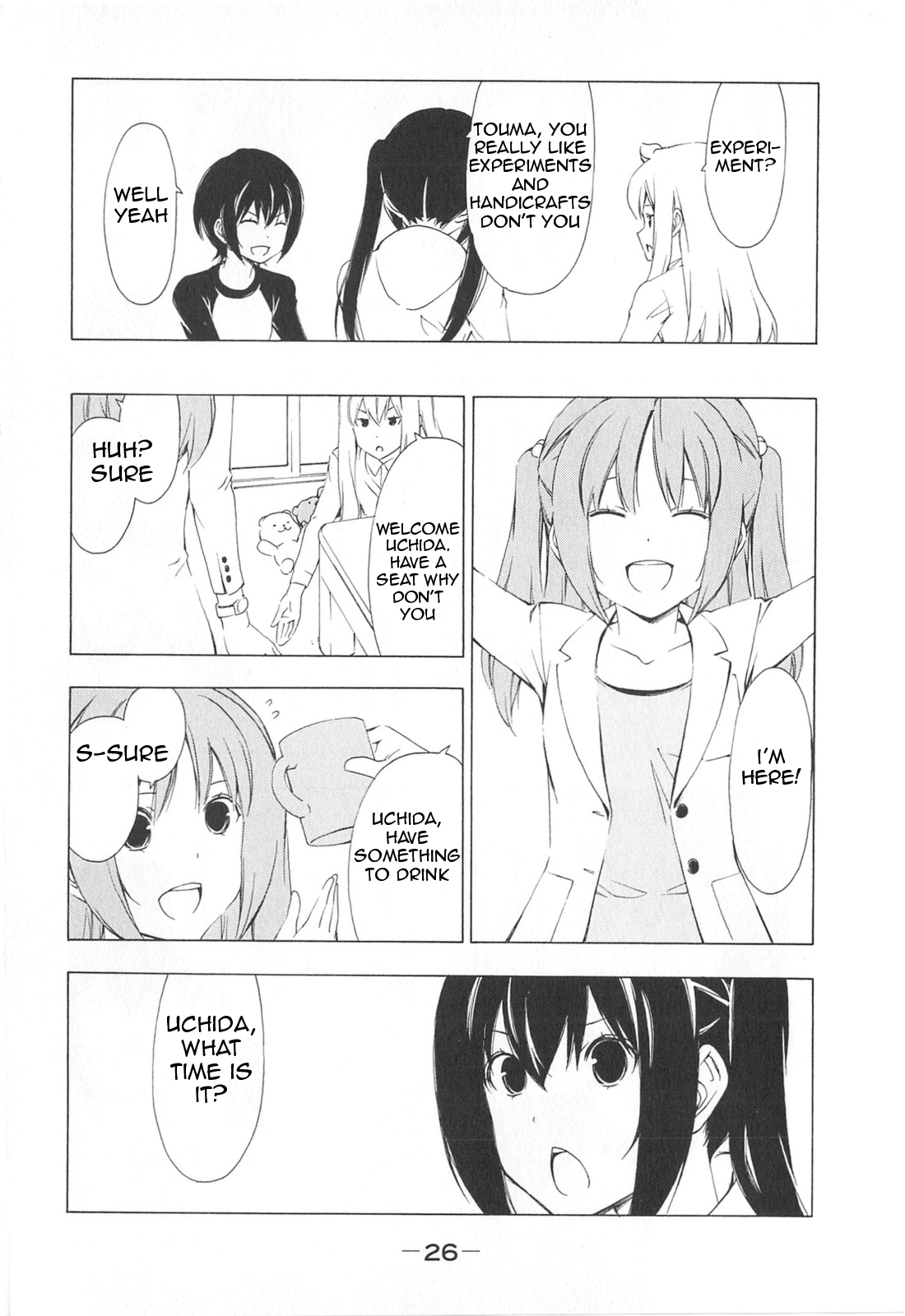 Minami-ke Chapter 162 page 4 - Chapter 162: Let's have an experiment