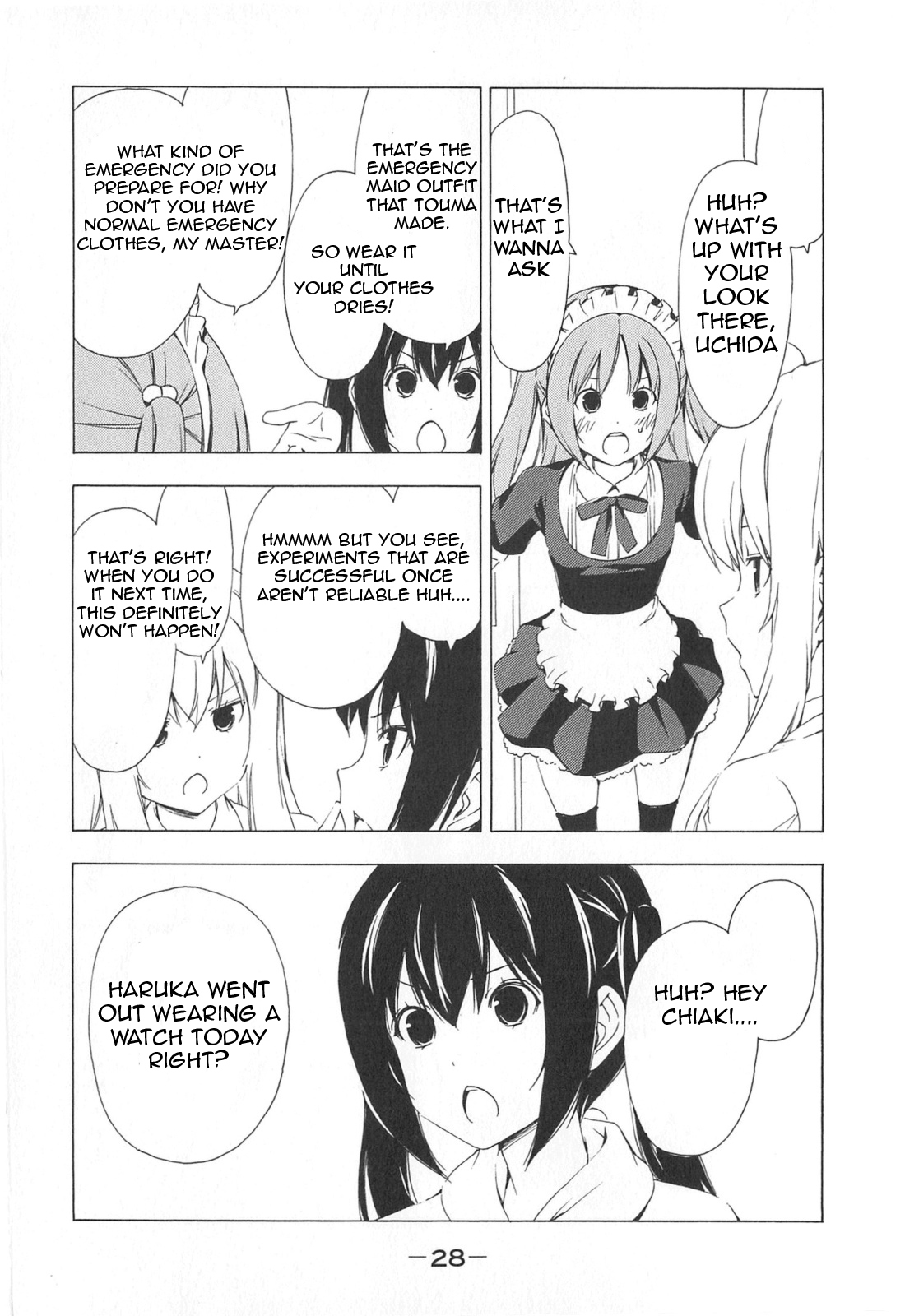 Minami-ke Chapter 162 page 6 - Chapter 162: Let's have an experiment