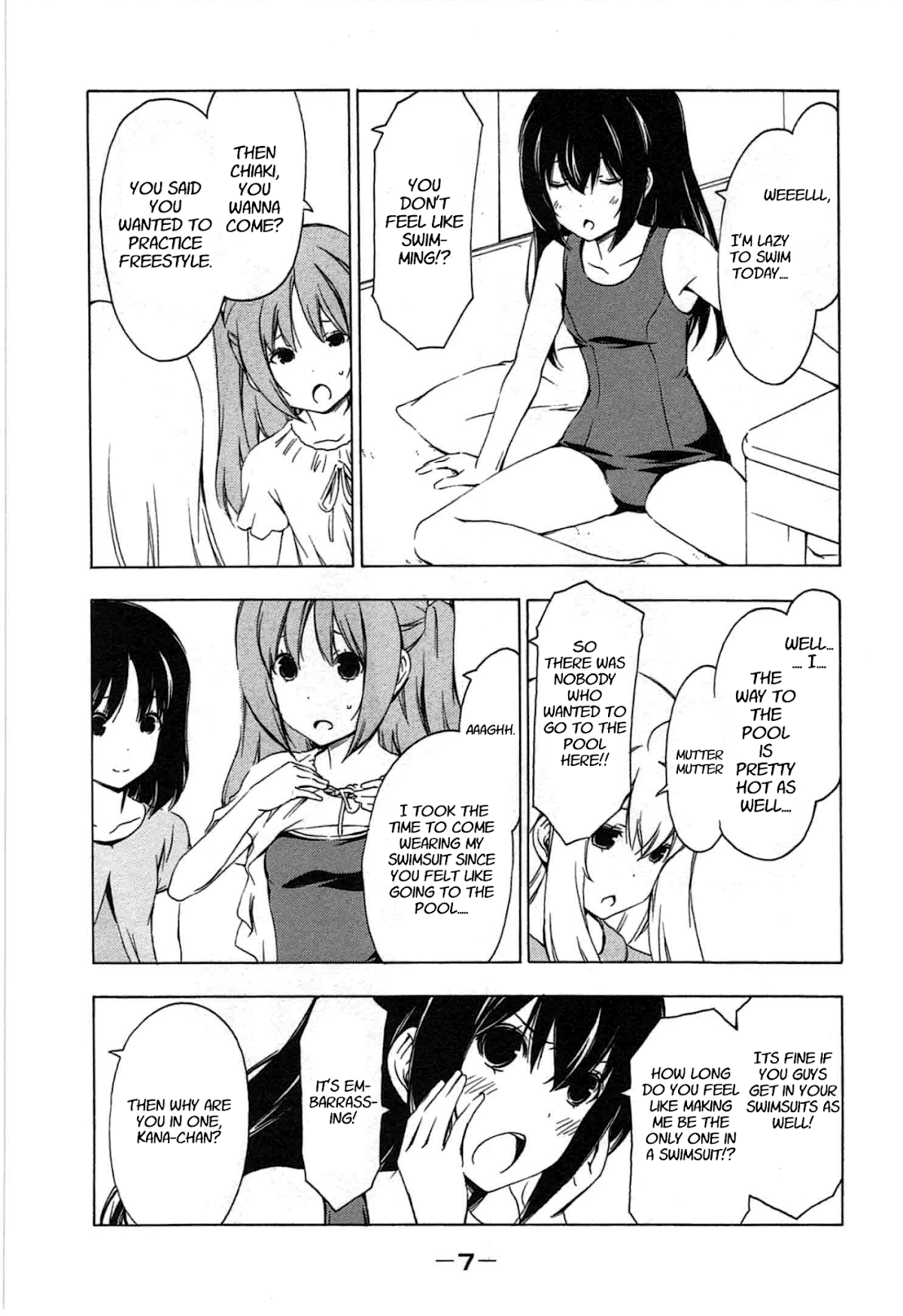 Minami-ke Chapter 179 page 10 - Chapter 179: Because it's hot