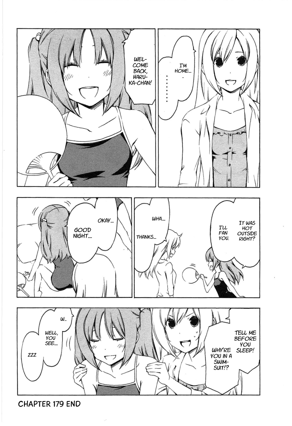 Minami-ke Chapter 179 page 15 - Chapter 179: Because it's hot