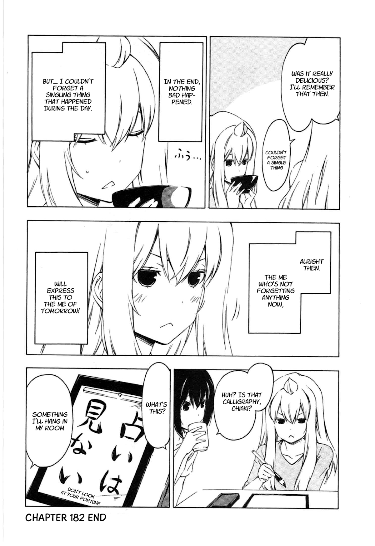 Minami-ke Chapter 182 page 8 - Chapter 182: I wanna forget