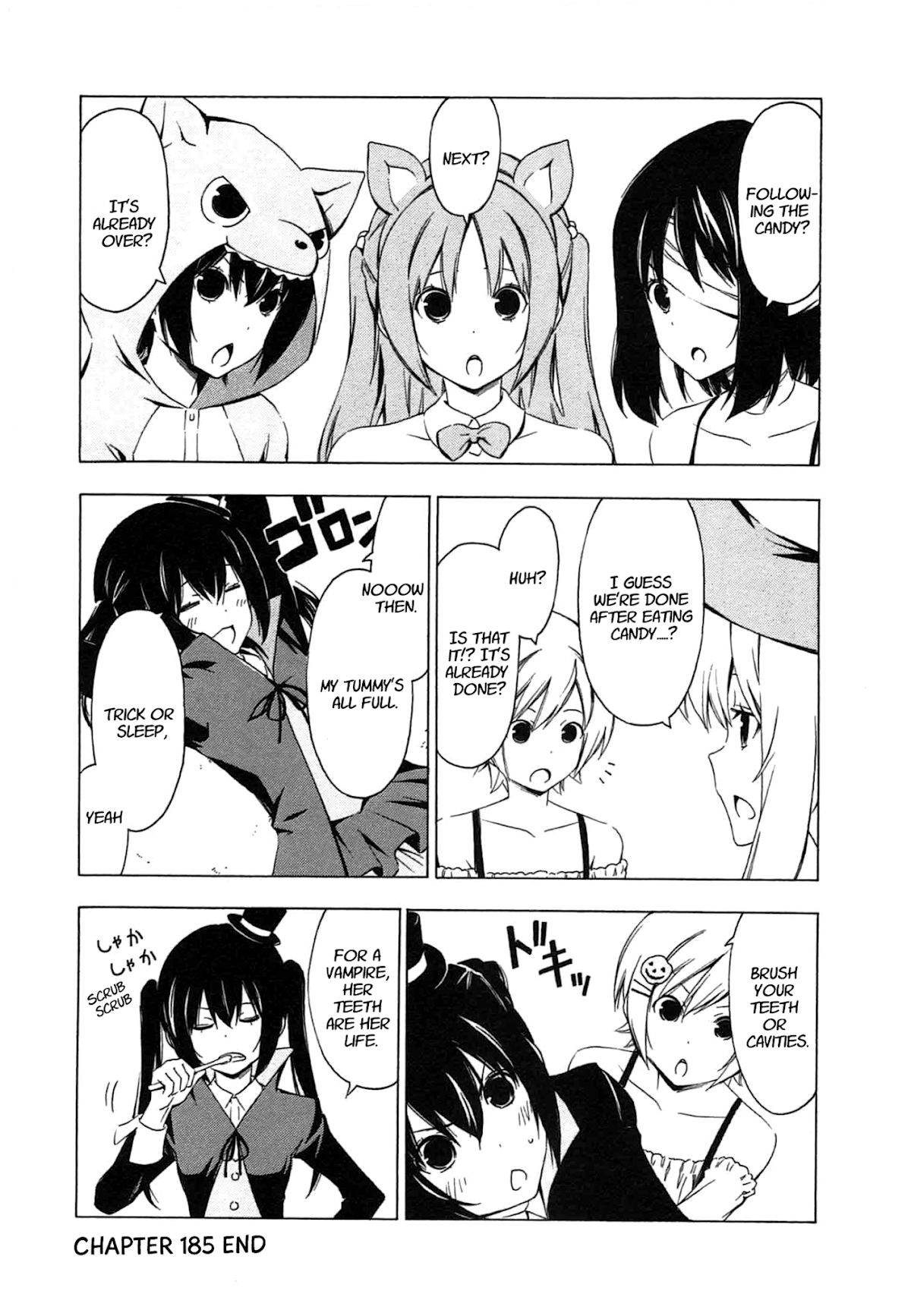 Minami-ke Chapter 185 page 8 - Chapter 185: Magic words