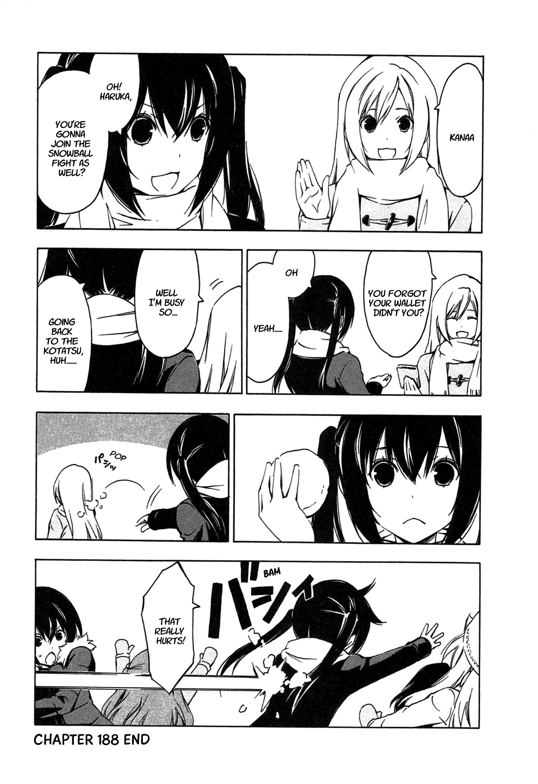 Minami-ke Chapter 188 page 8 - Chapter 188: I may not look it